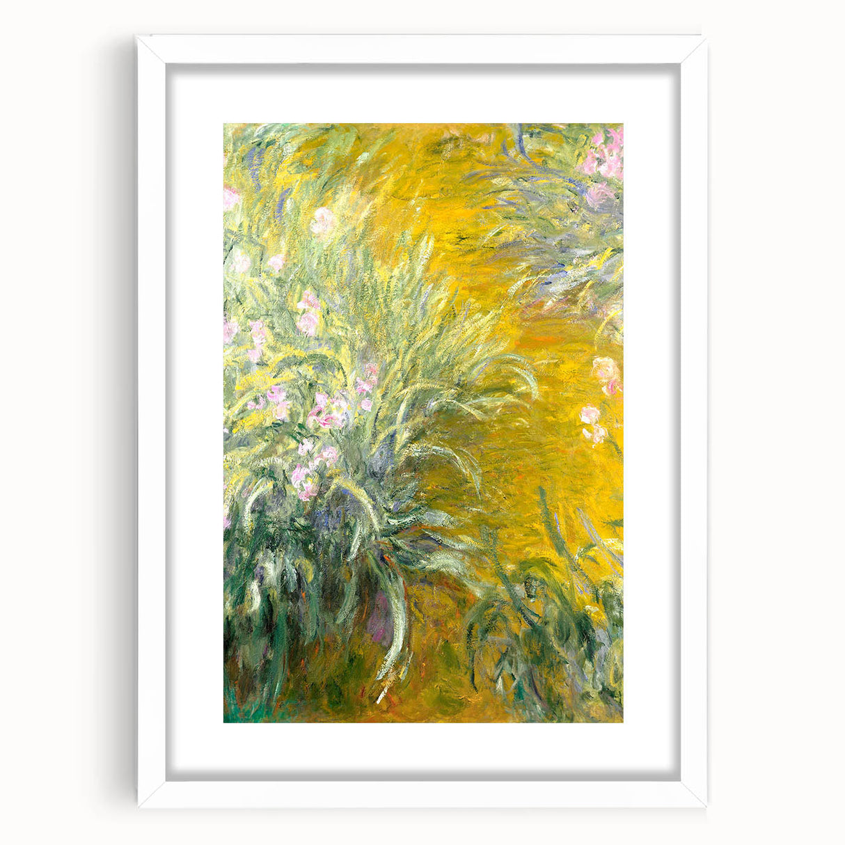 Impressionist Wall Art - The Path through the Irises by Claude Monet