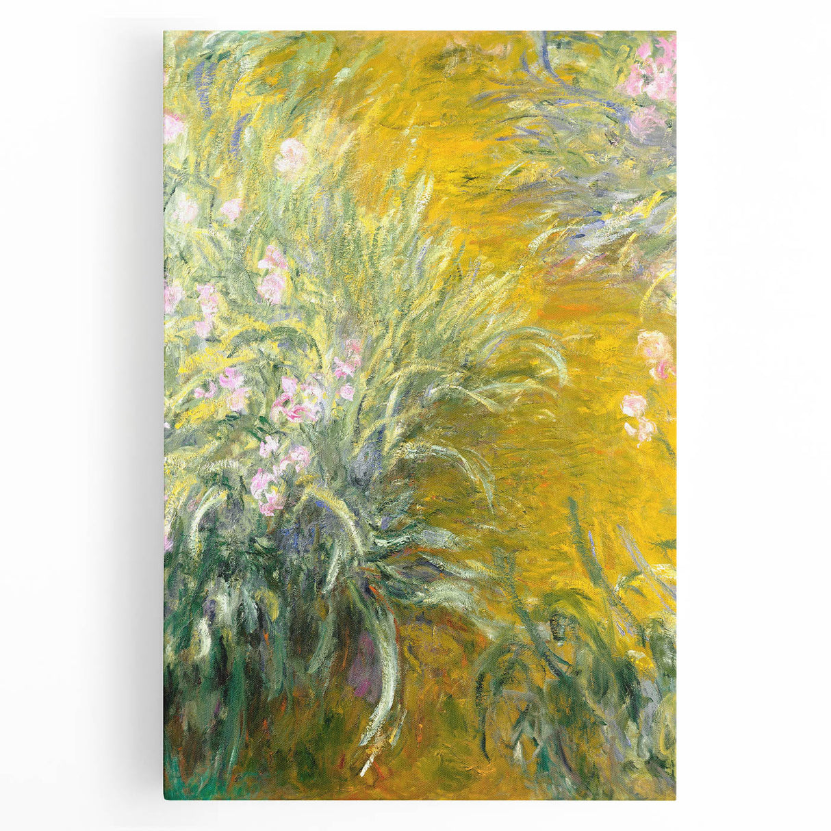 Impressionist Wall Art - The Path through the Irises by Claude Monet