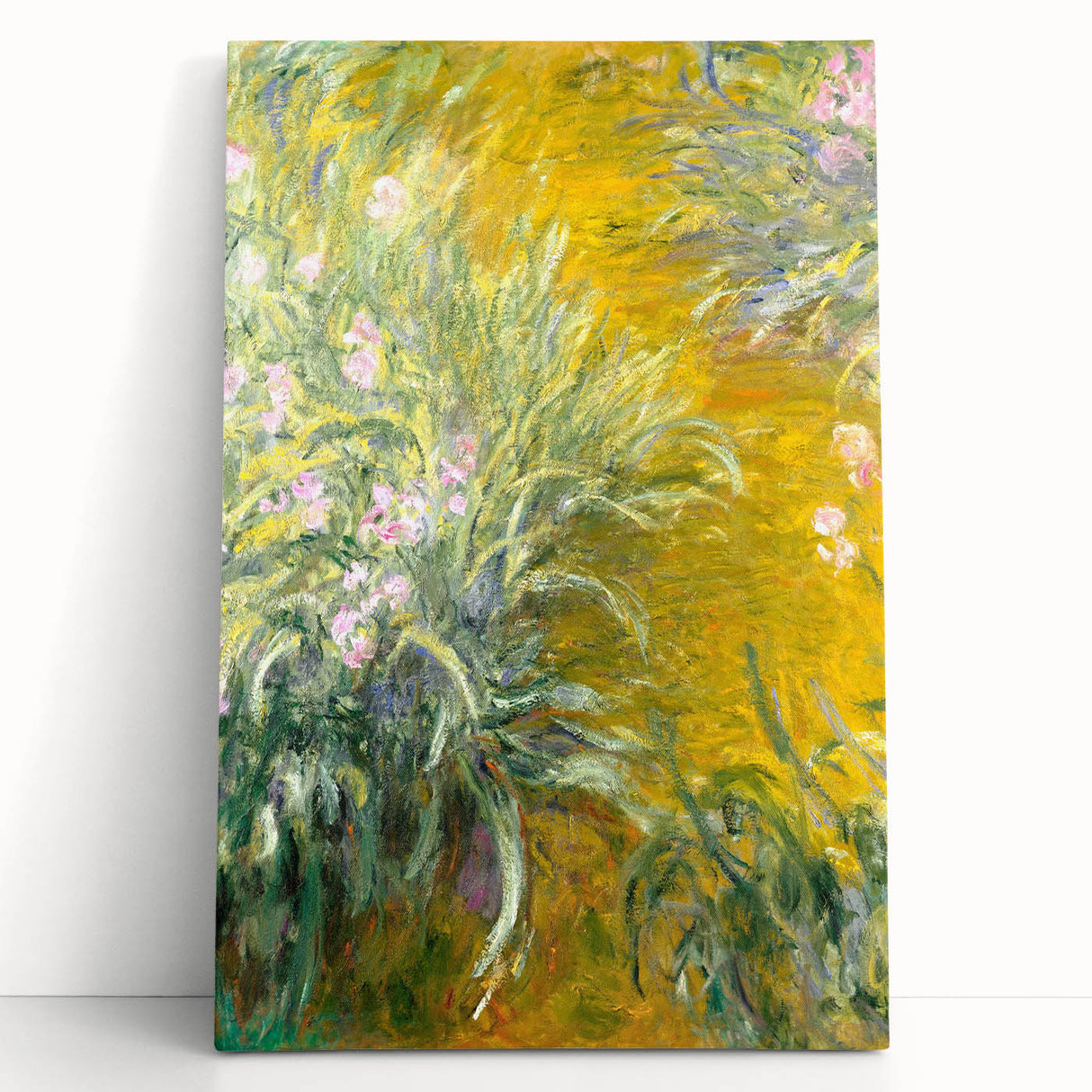 Impressionist Wall Art - The Path through the Irises by Claude Monet