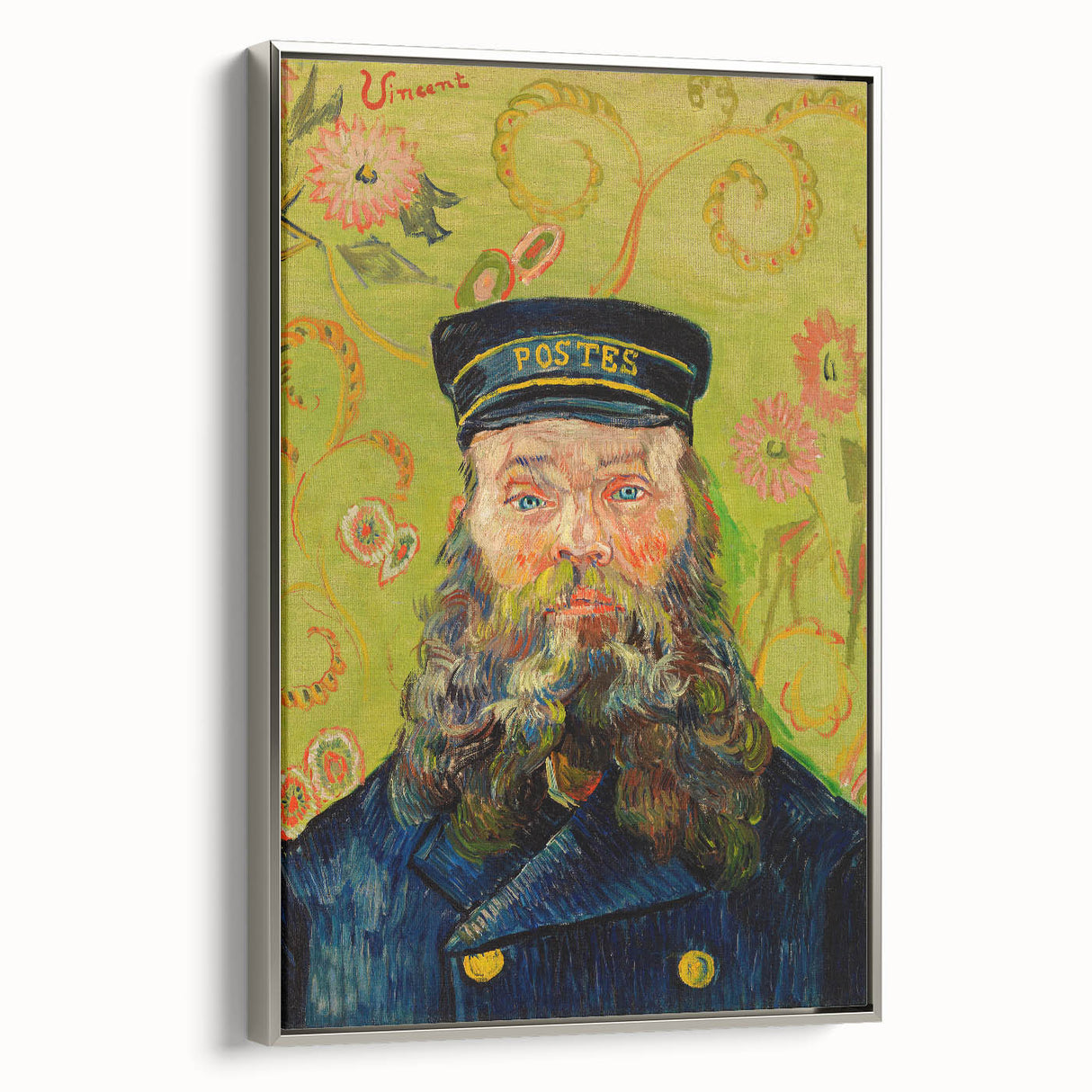 Impressionist Portrait - The Postman Joseph Roulin by Vincent van Gogh