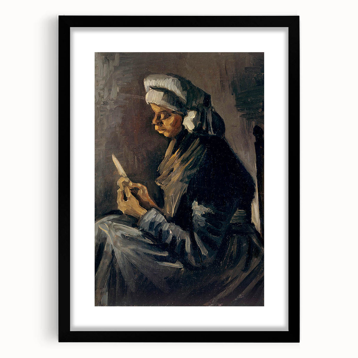 Impressionist Portrait - The Potato Peeler by Vincent van Gogh