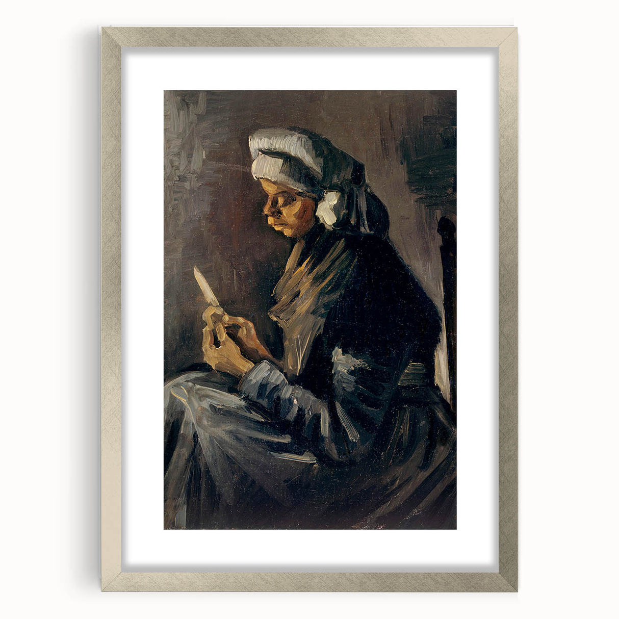 Impressionist Portrait - The Potato Peeler by Vincent van Gogh