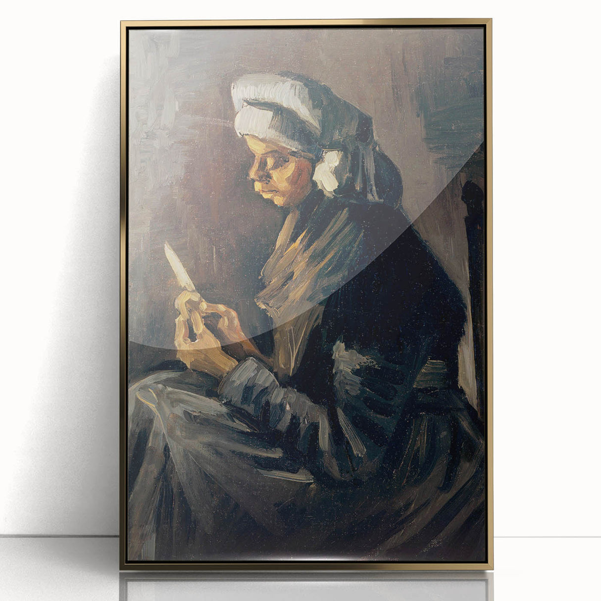 Impressionist Portrait - The Potato Peeler by Vincent van Gogh