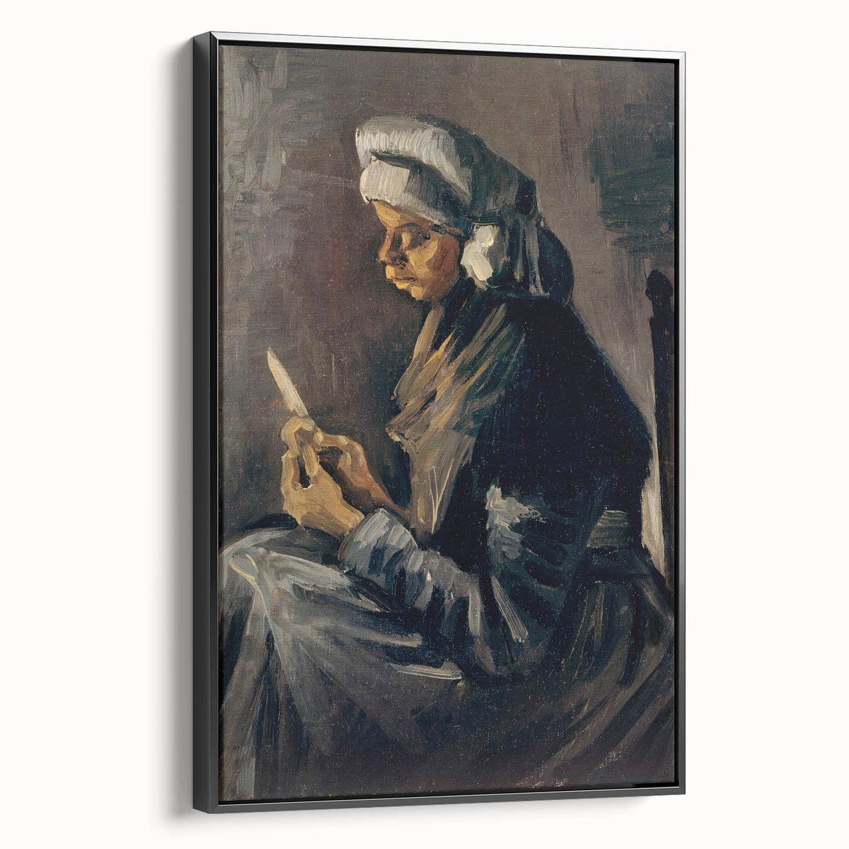 Impressionist Portrait - The Potato Peeler by Vincent van Gogh