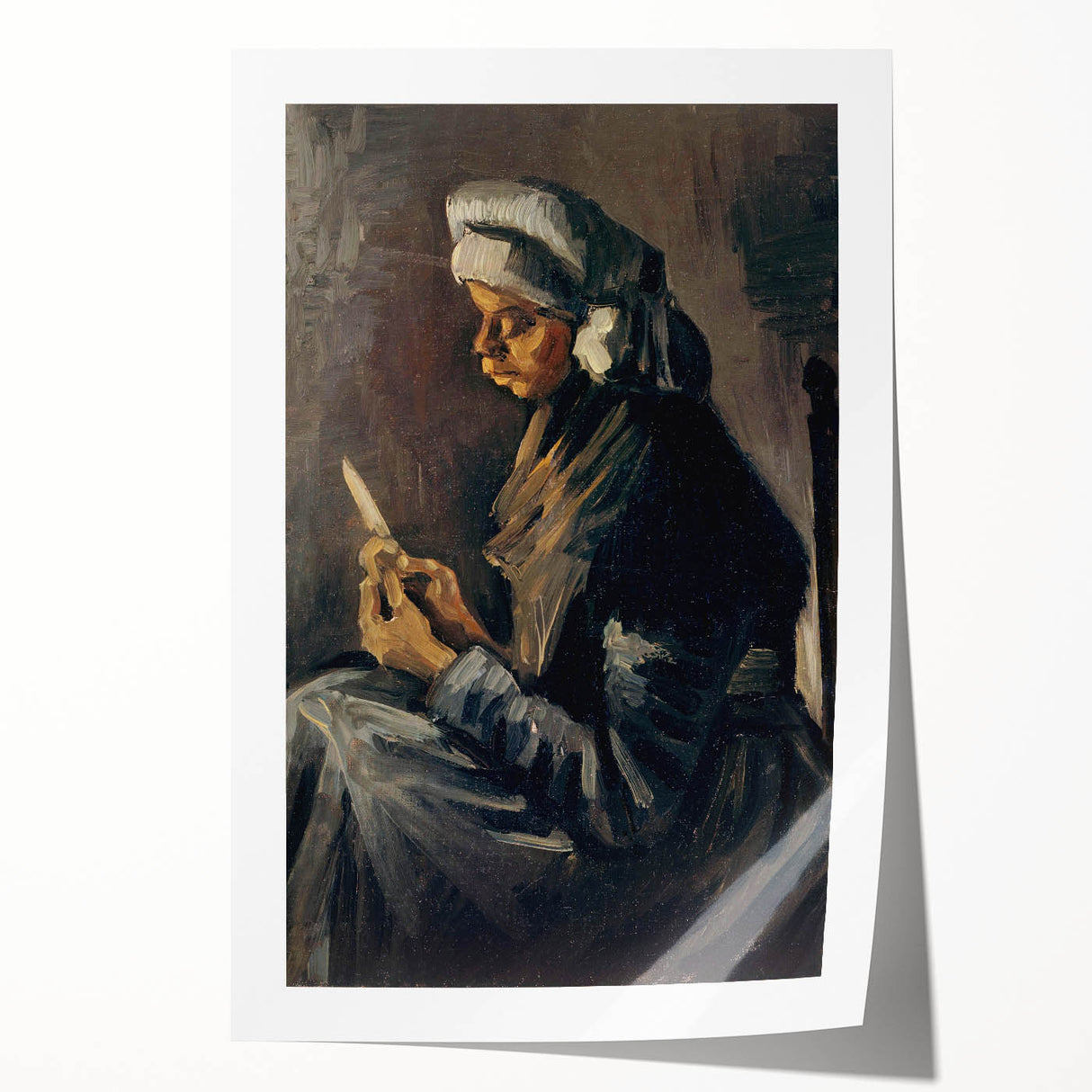 Impressionist Portrait - The Potato Peeler by Vincent van Gogh