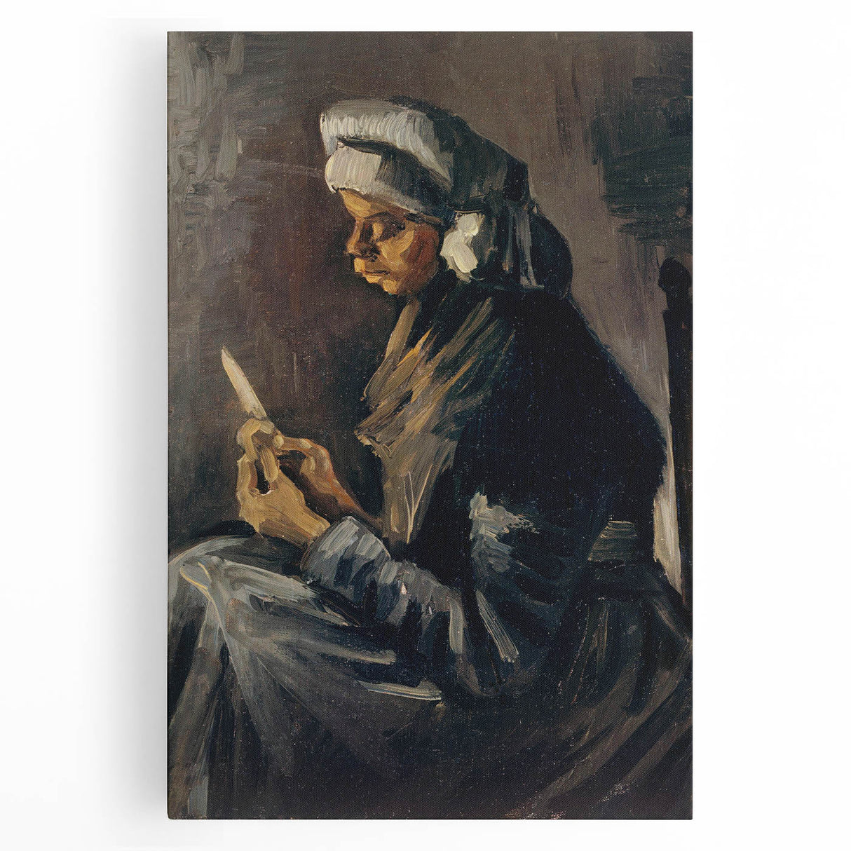 Impressionist Portrait - The Potato Peeler by Vincent van Gogh