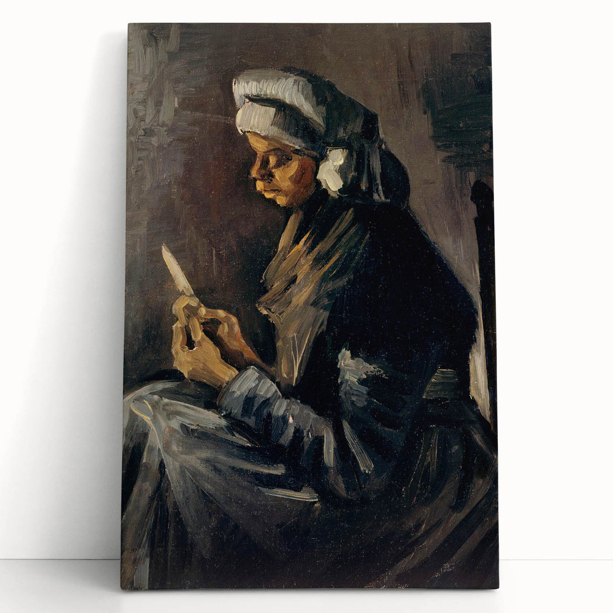 Impressionist Portrait - The Potato Peeler by Vincent van Gogh