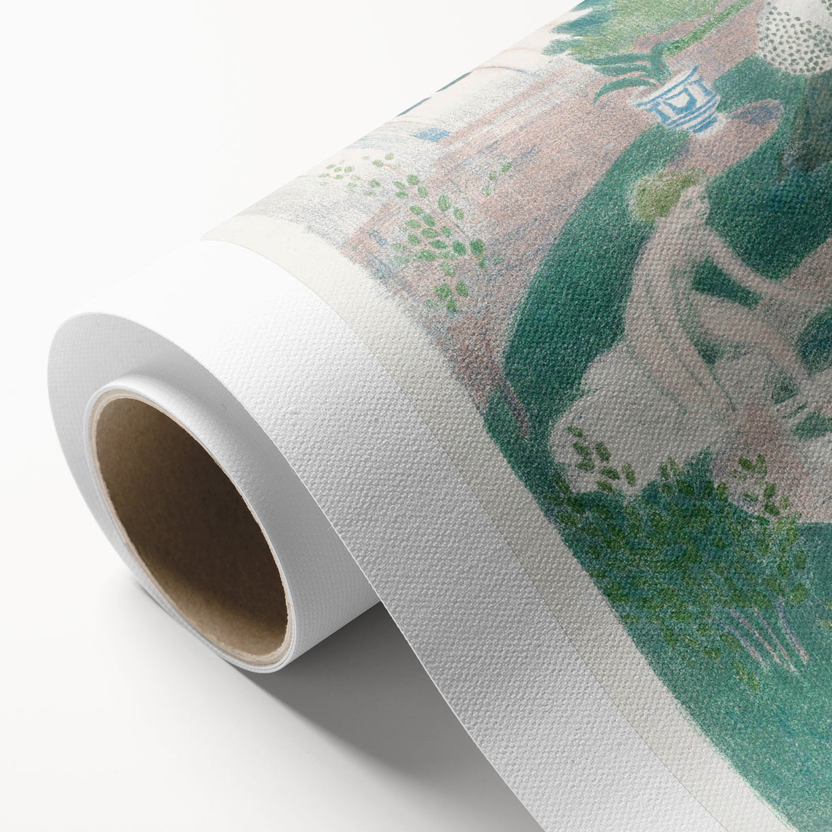 Impressionist Scene - Reflection in the Fountain by Maurice Denis