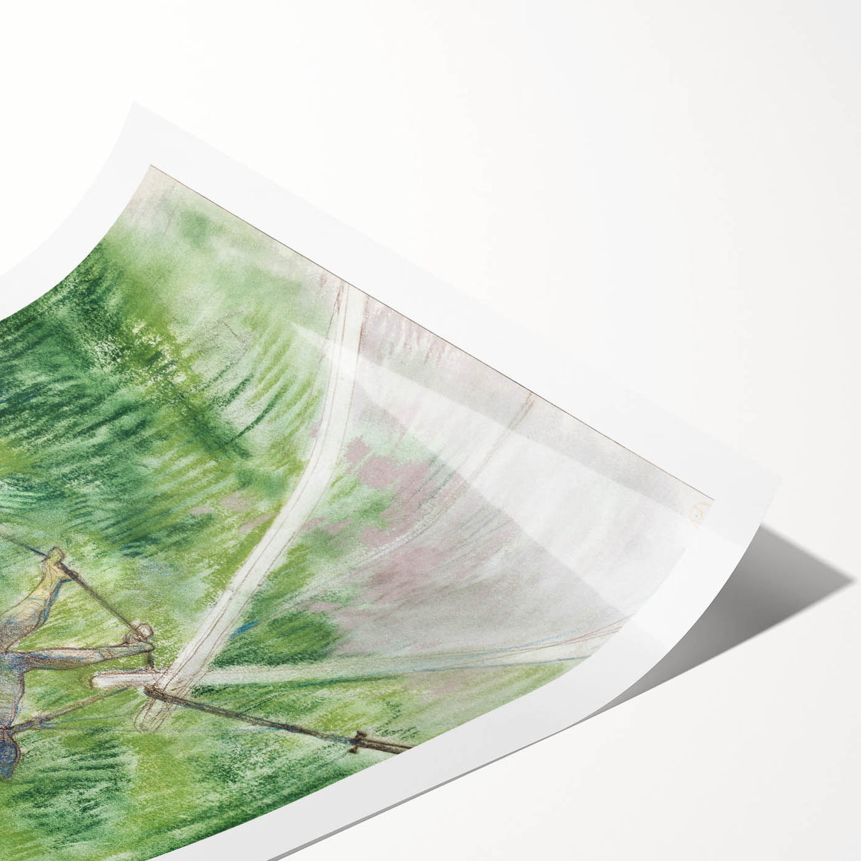 Impressionist Scene - The Rope Dancer by Henri de Toulouse-Lautrec