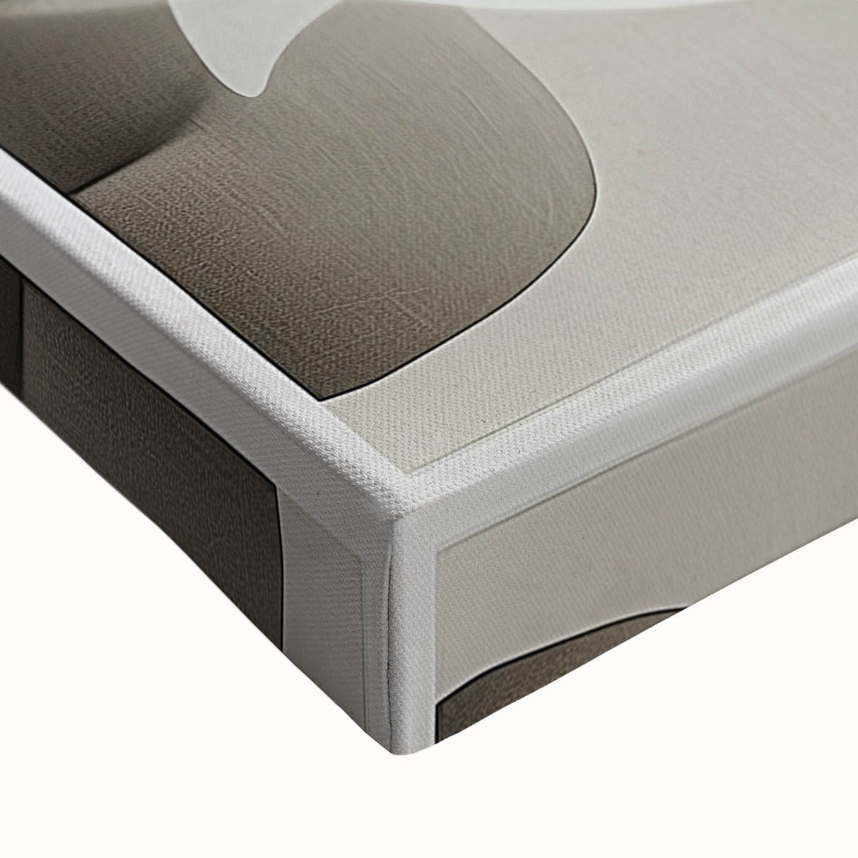 Black and White Abstract Bedroom Wall Art – Modern Canvas Print