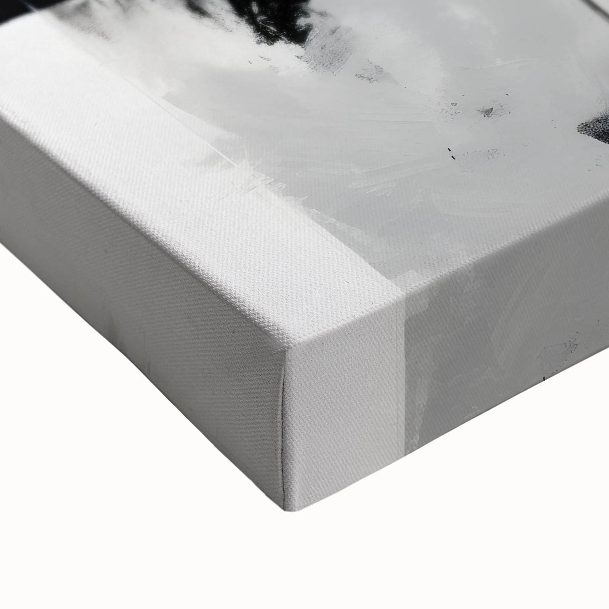 Acrylic Dining Room Artwork – Monochrome Abstract Canvas Print