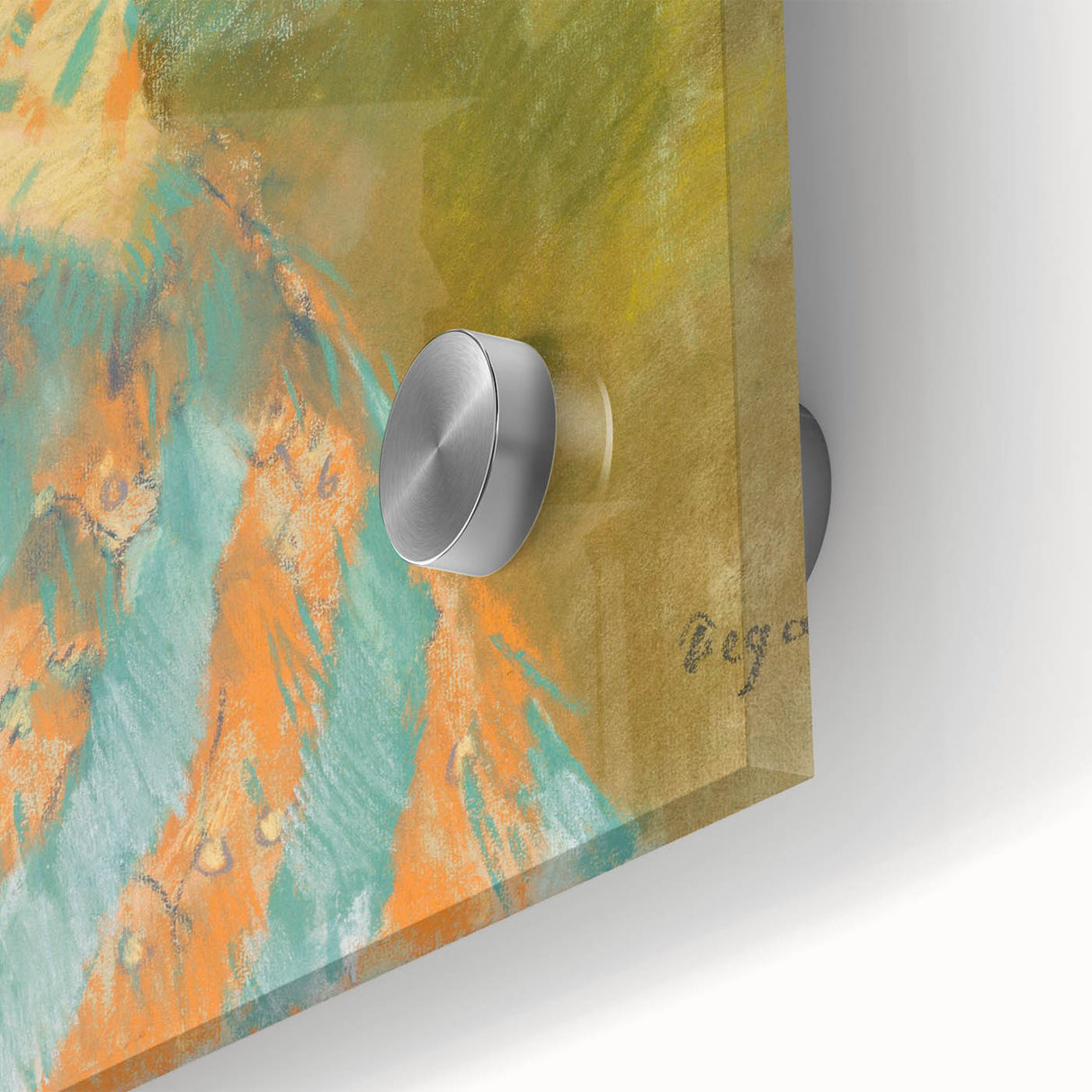 Impressionist Portrait - The Singer in Green by Edgar Degas