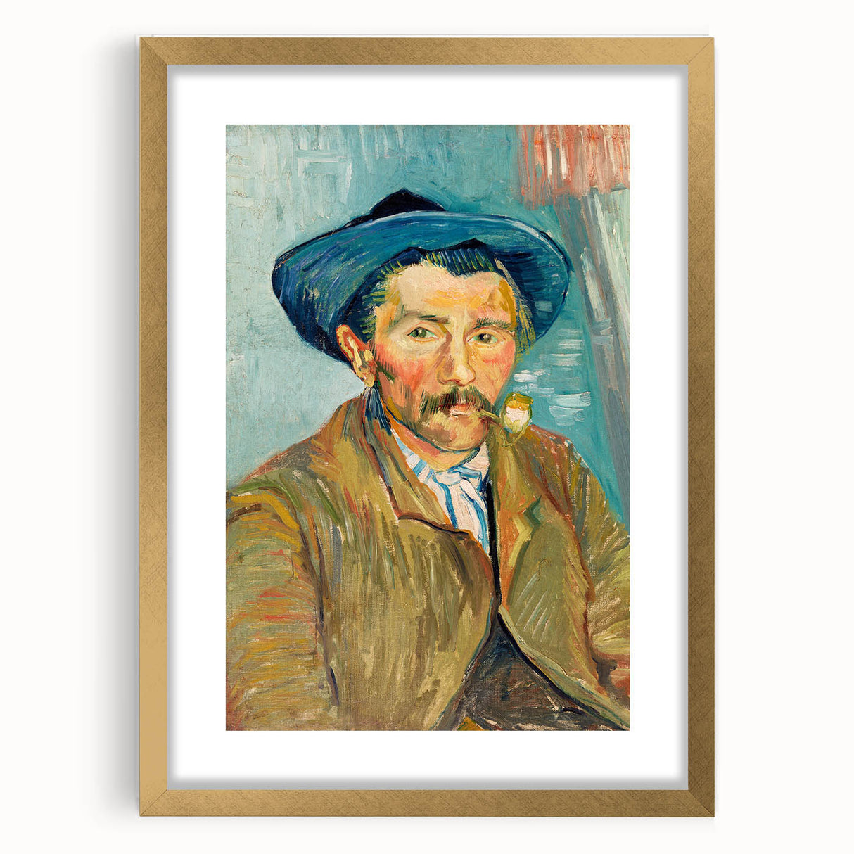 Impressionist Portrait - The Smoker (Le Fumeur) by Vincent van Gogh