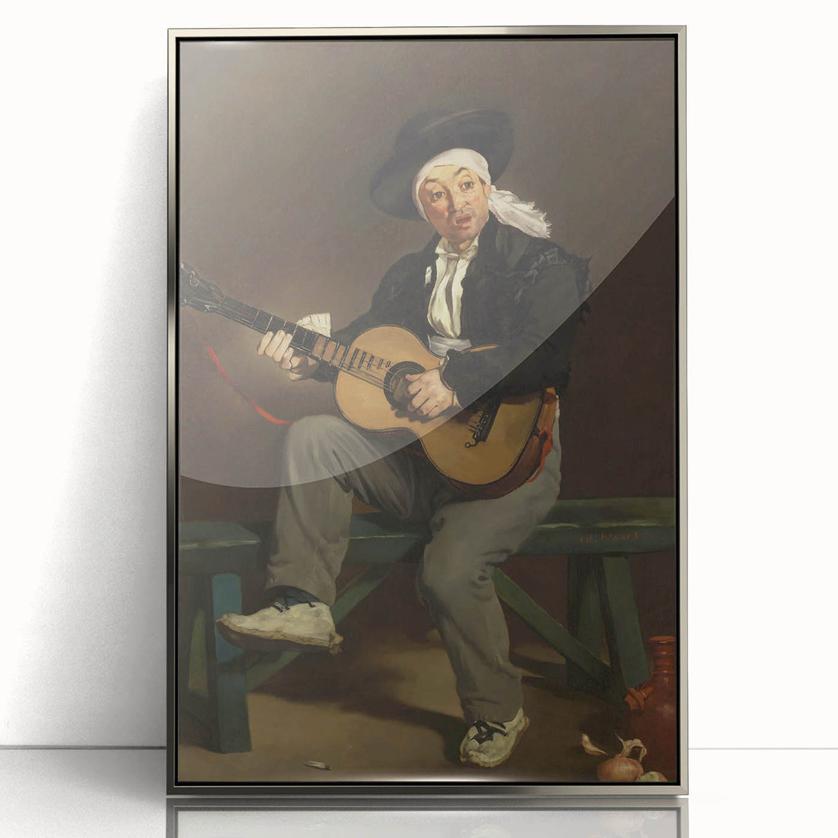 Impressionist Portrait - The Spanish Singer by Edouard Manet