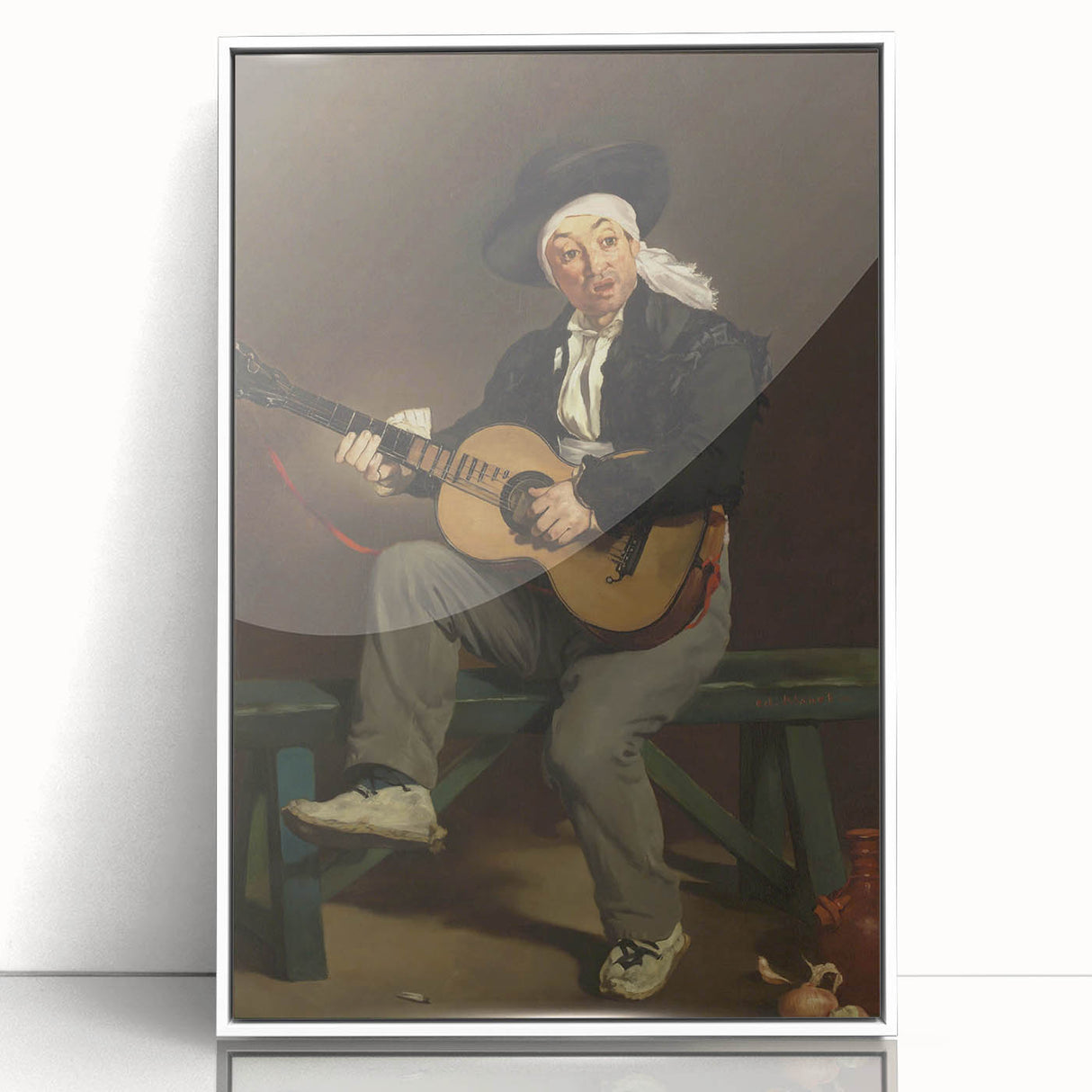 Impressionist Portrait - The Spanish Singer by Edouard Manet