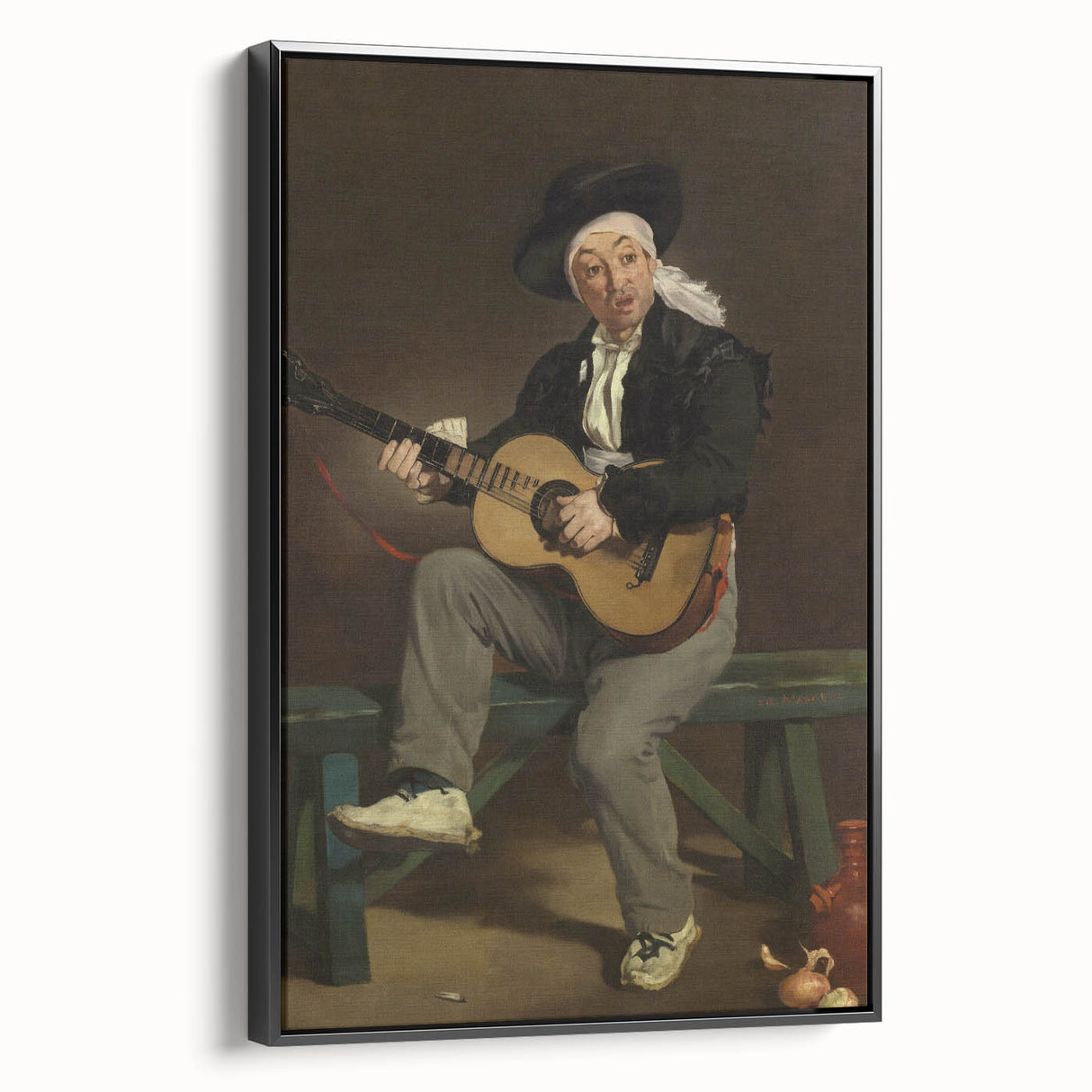 Impressionist Portrait - The Spanish Singer by Edouard Manet
