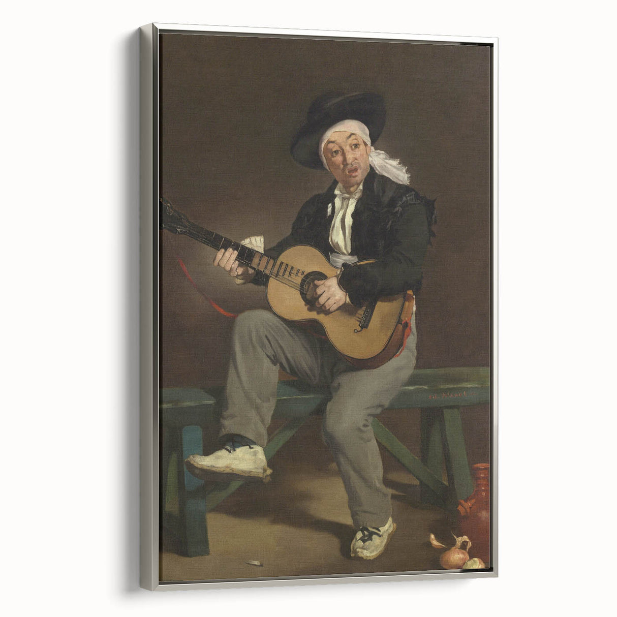 Impressionist Portrait - The Spanish Singer by Edouard Manet