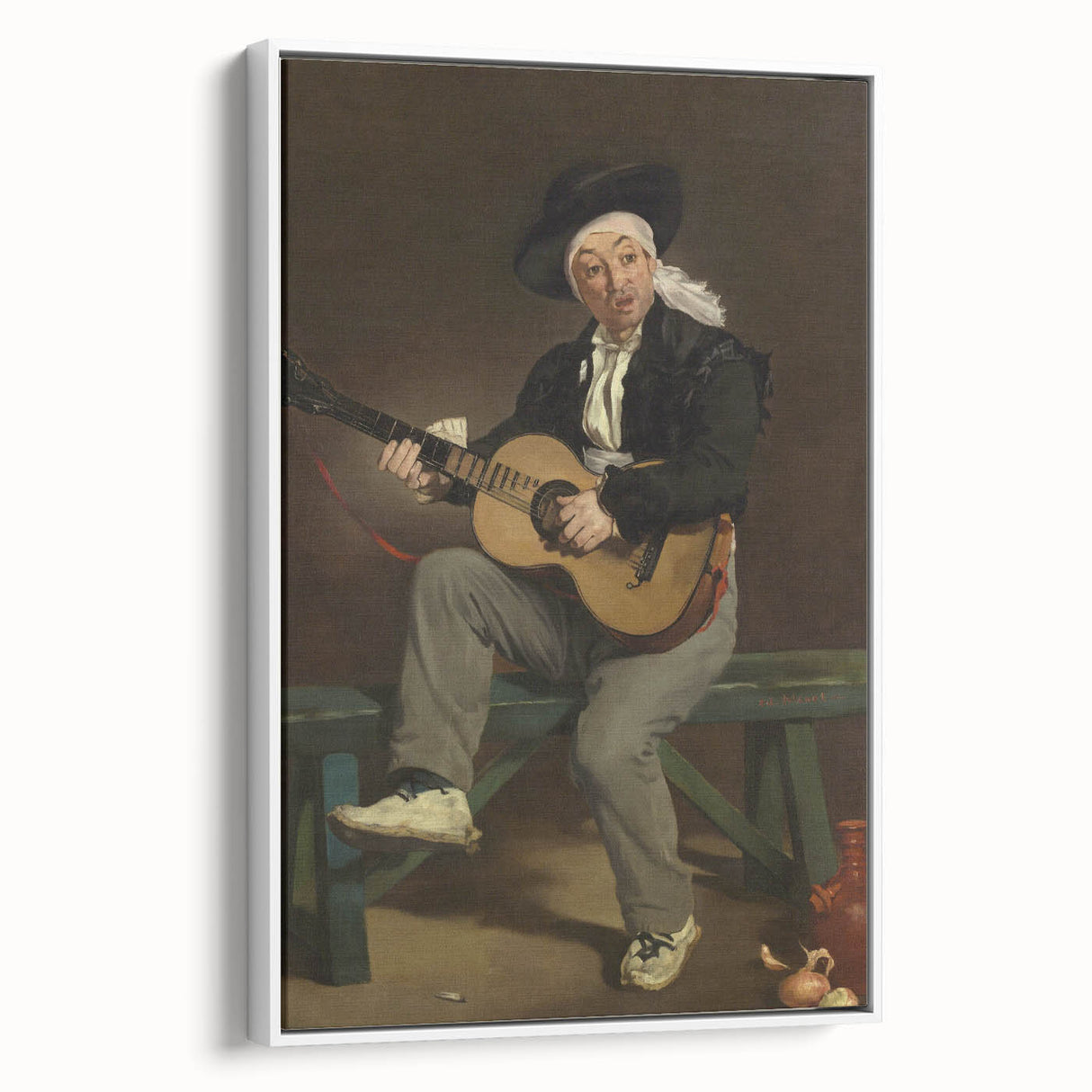 Impressionist Portrait - The Spanish Singer by Edouard Manet