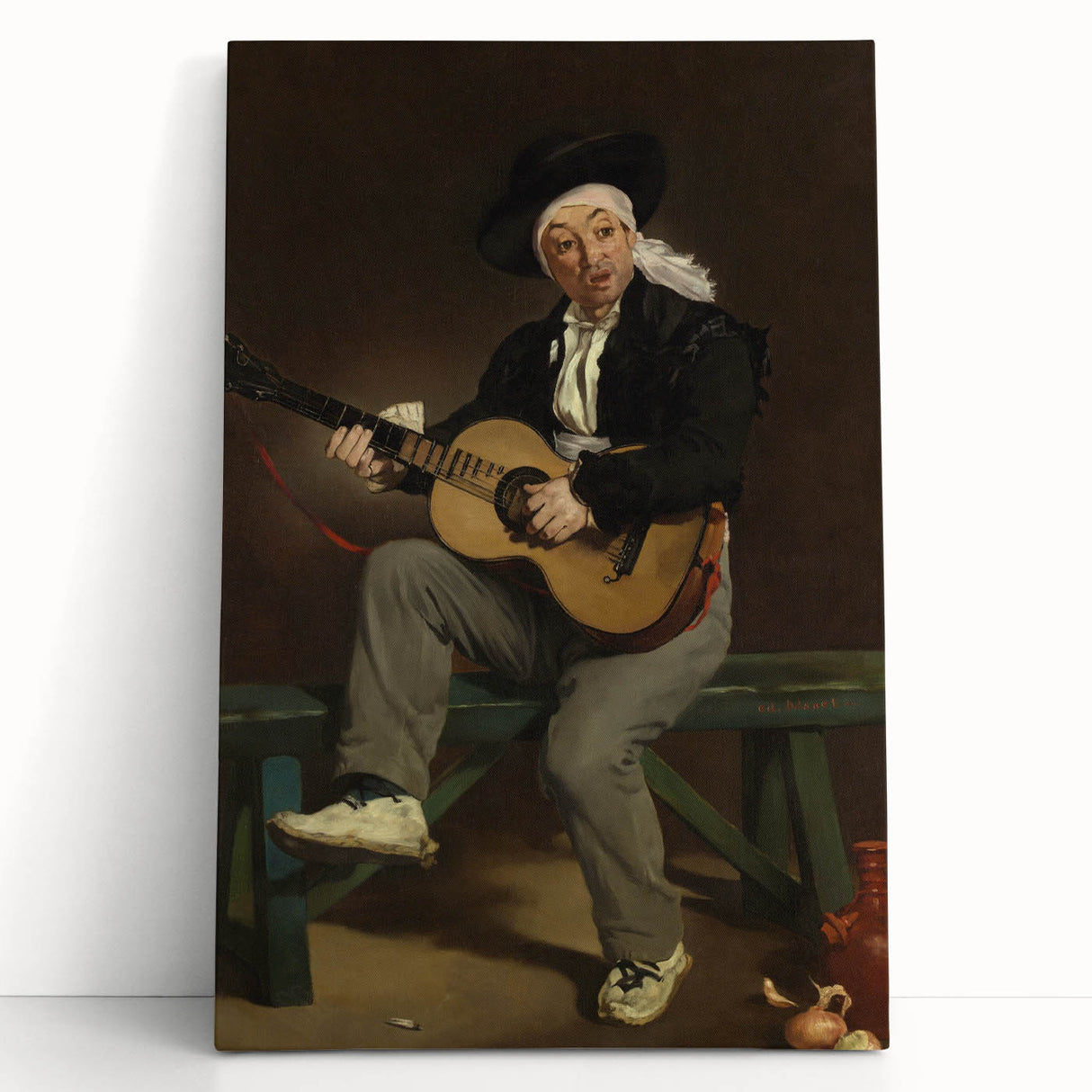 Impressionist Portrait - The Spanish Singer by Edouard Manet