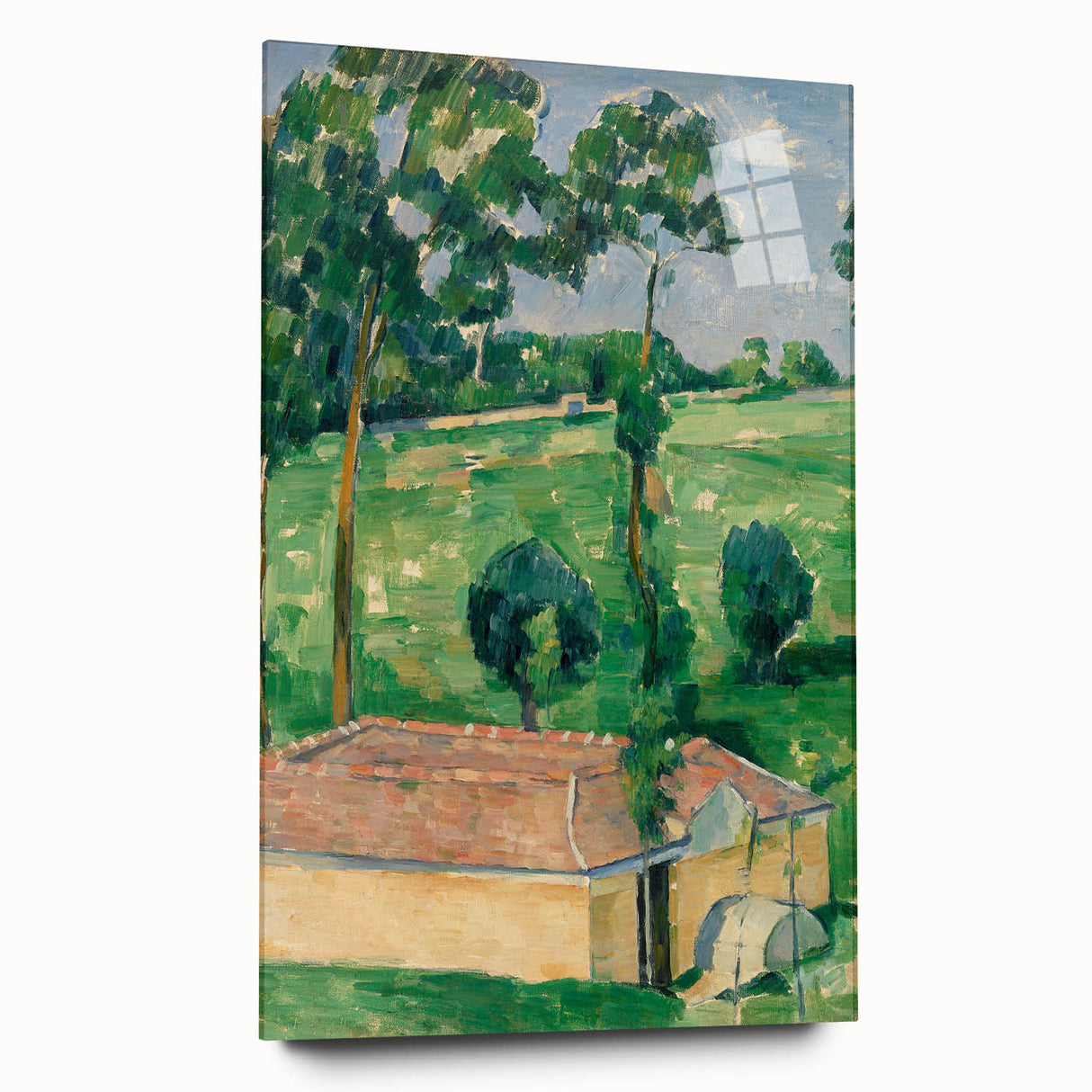 Impressionist Landscape - The Spring House by Paul Cézanne