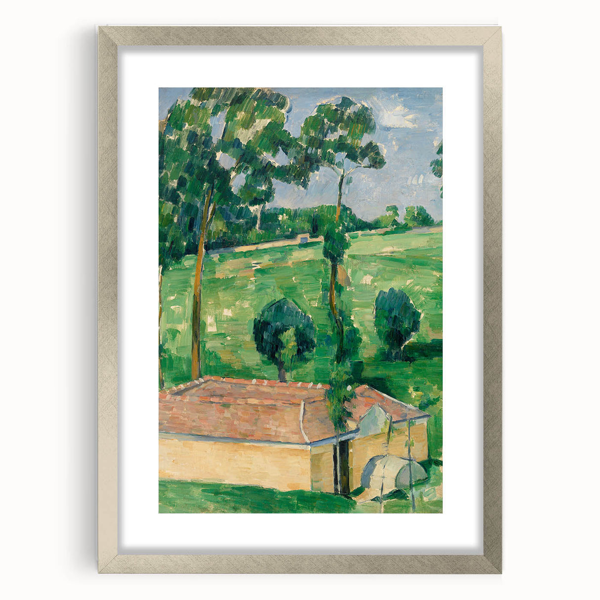 Impressionist Landscape - The Spring House by Paul Cézanne