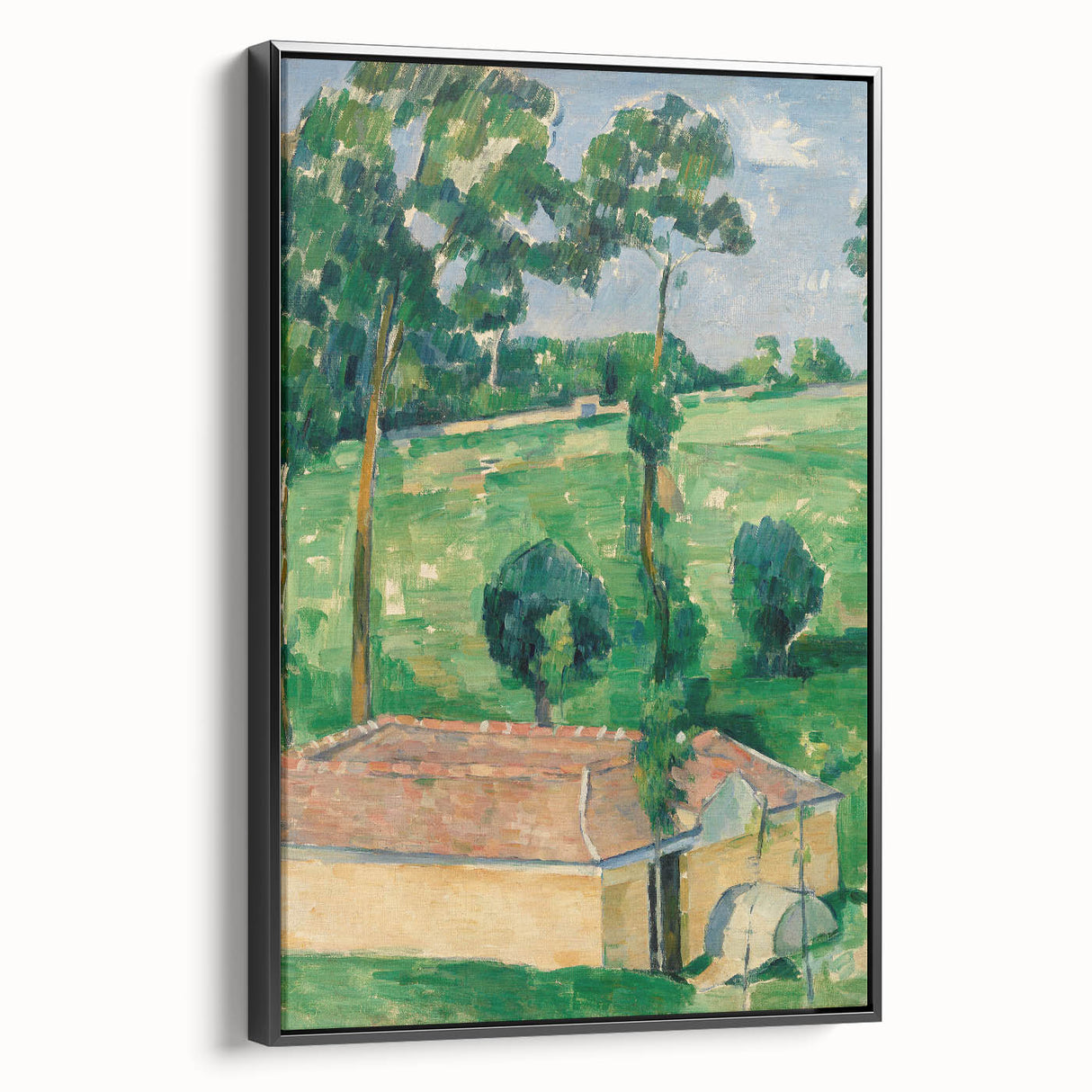 Impressionist Landscape - The Spring House by Paul Cézanne