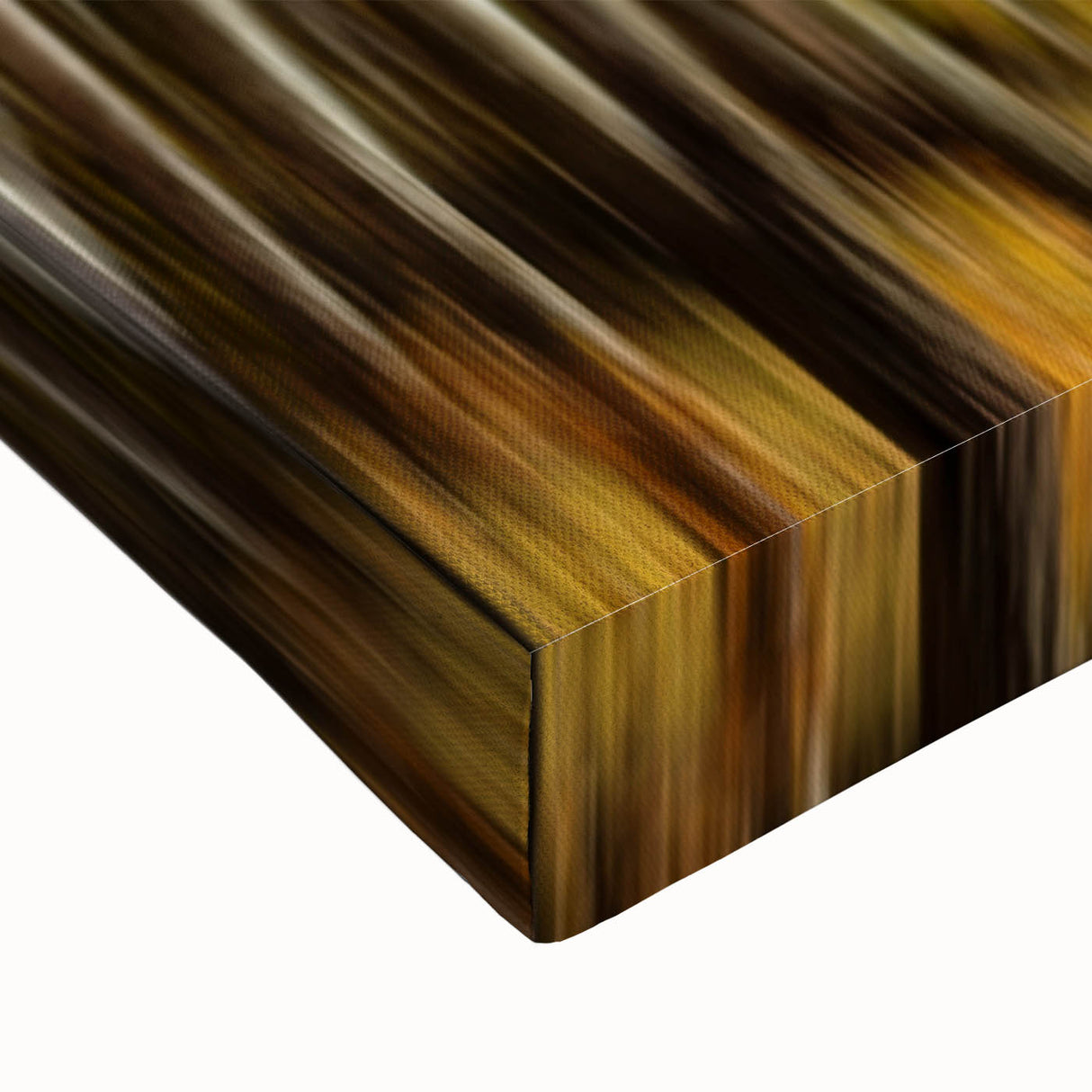 Golden Trunk Flow – Autumn Forest Scene in Artistic Motion Blur