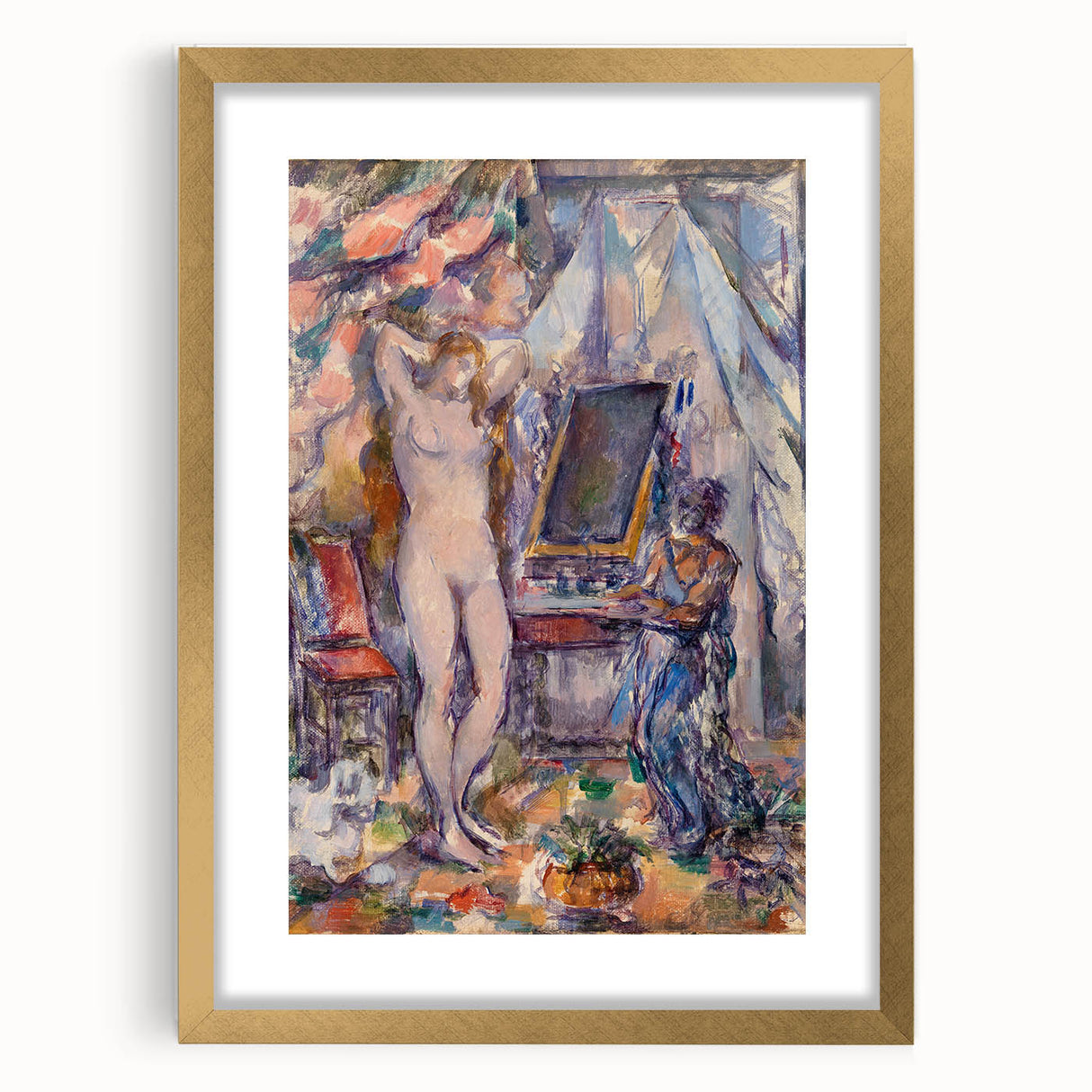 Impressionist Painting – French Garden Art Print