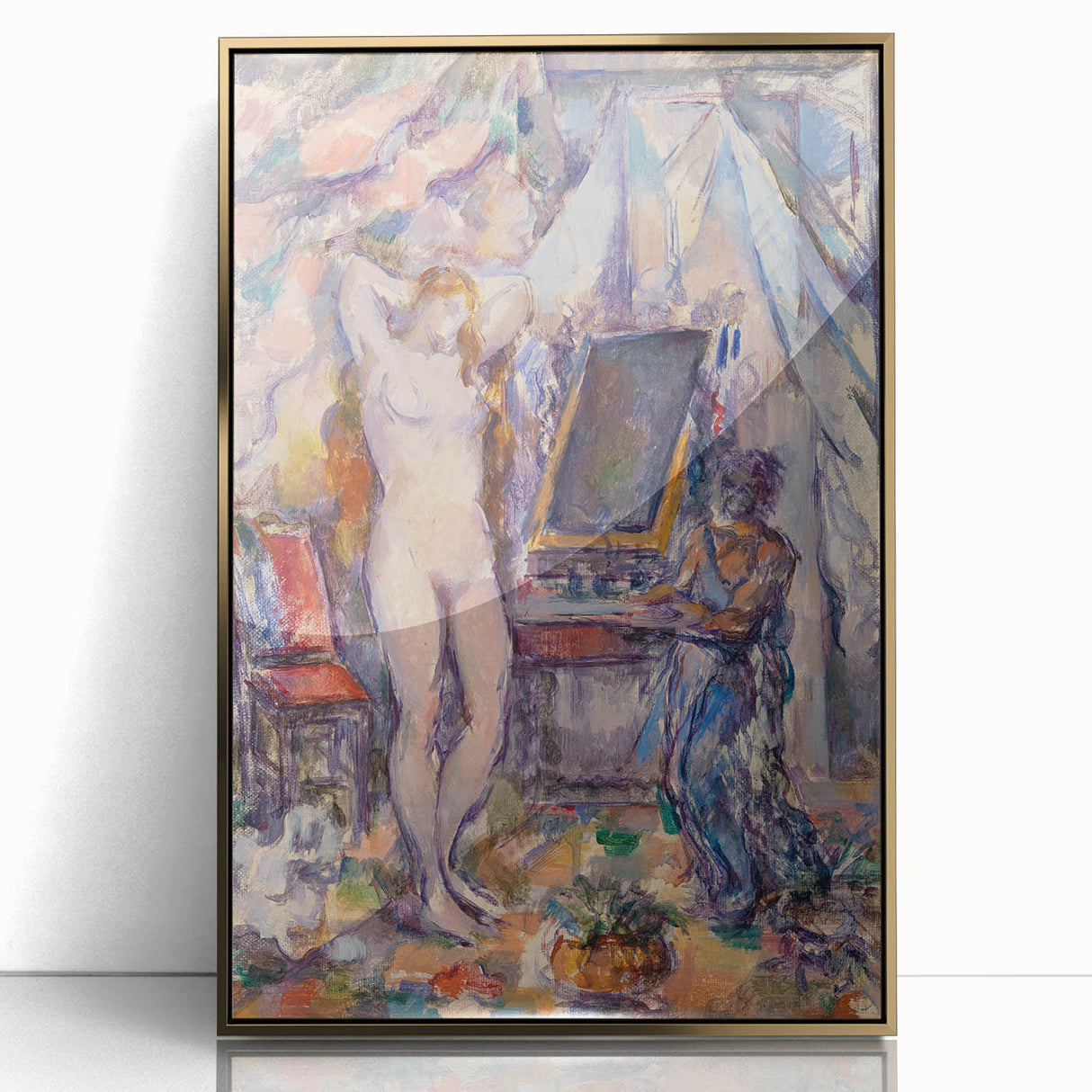 Impressionist Painting – French Garden Art Print