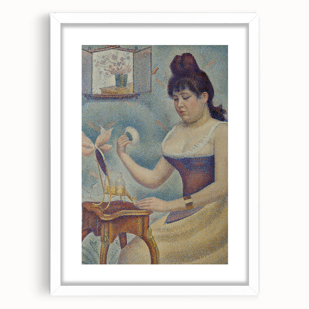 Impressionist Oil Painting – French Village Art Print