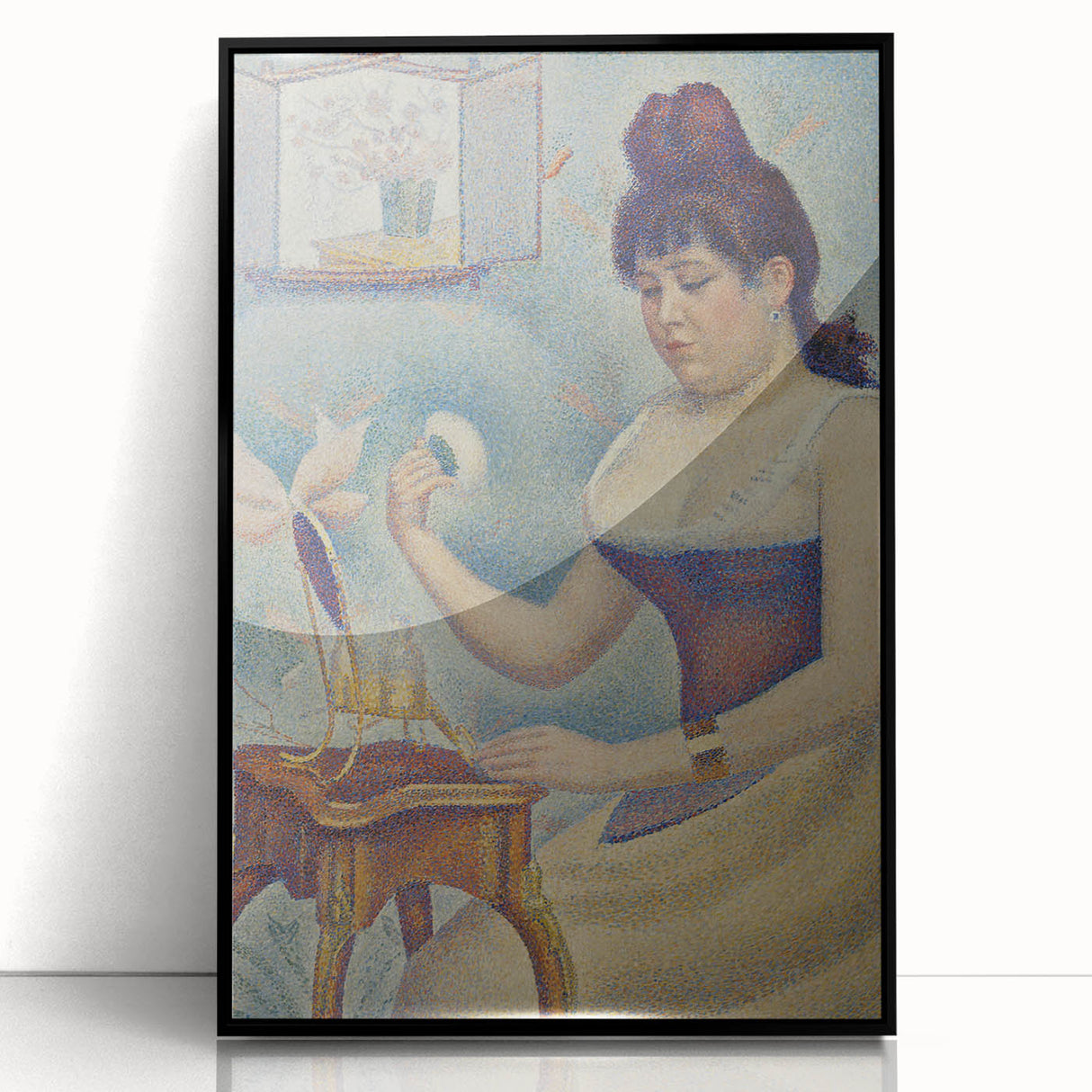 Impressionist Oil Painting – French Village Art Print