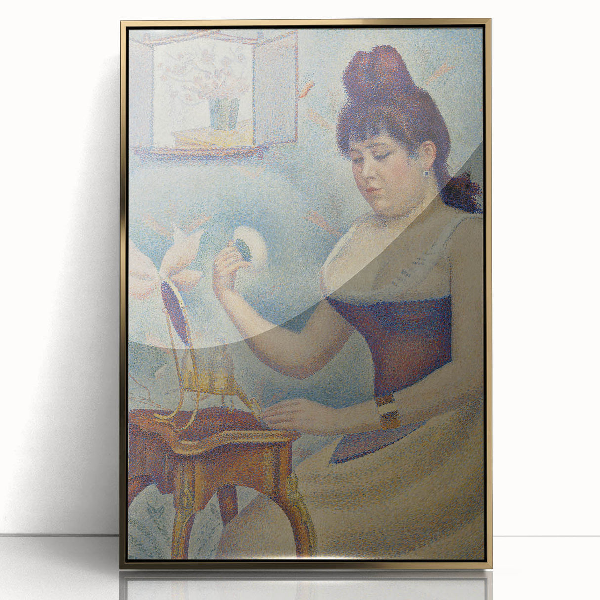 Impressionist Oil Painting – French Village Art Print