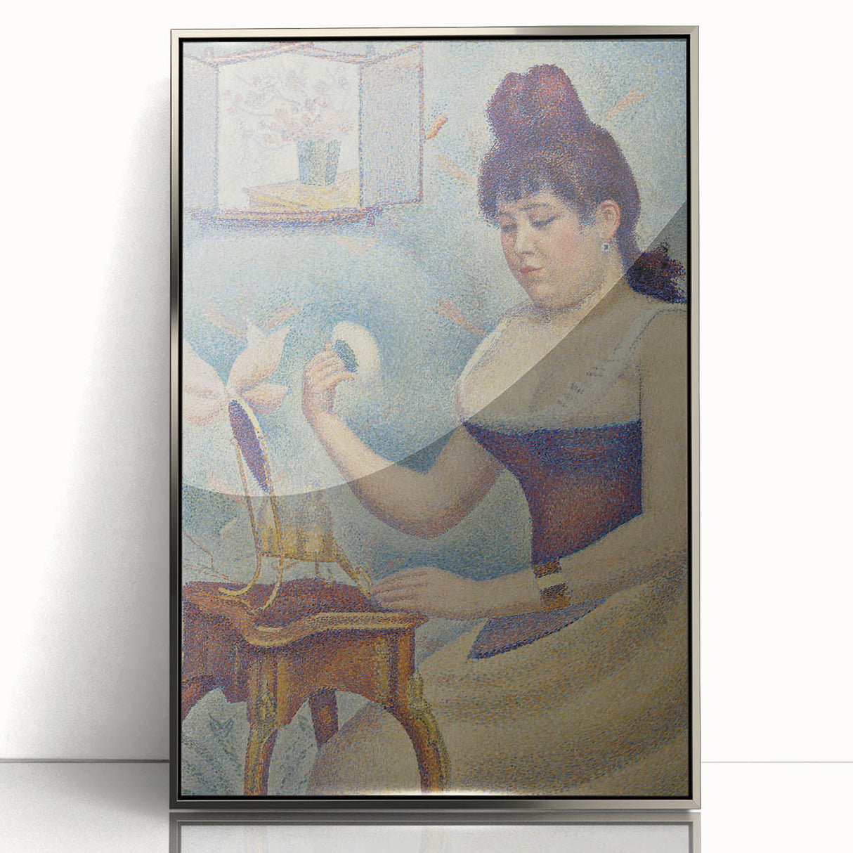 Impressionist Oil Painting – French Village Art Print