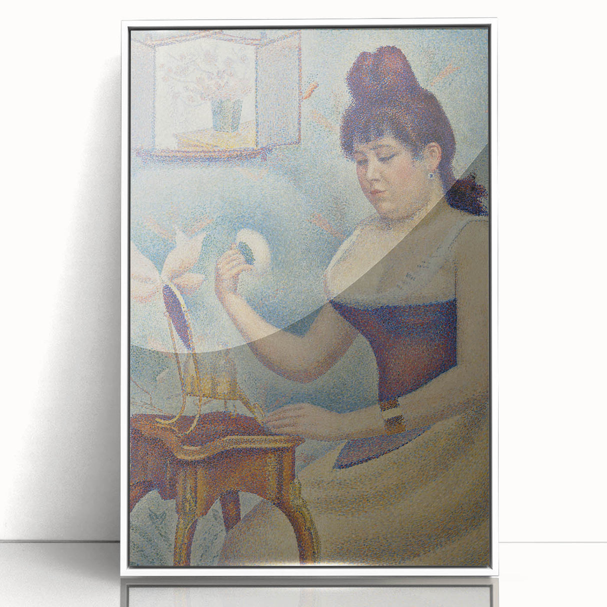 Impressionist Oil Painting – French Village Art Print