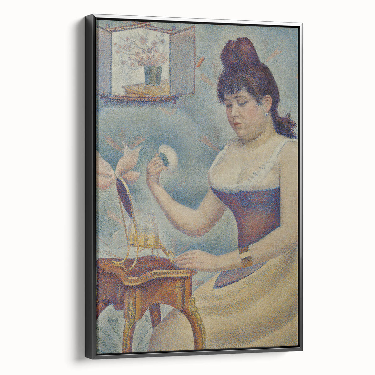 Impressionist Oil Painting – French Village Art Print