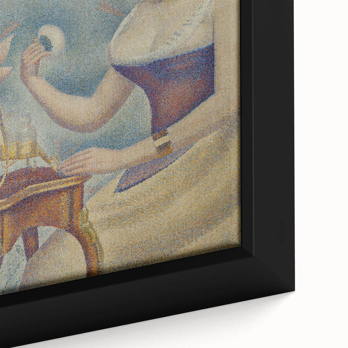 Impressionist Oil Painting – French Village Art Print