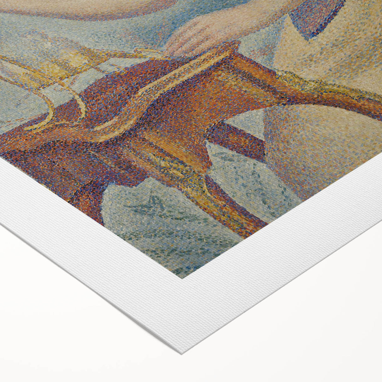 Impressionist Oil Painting – French Village Art Print