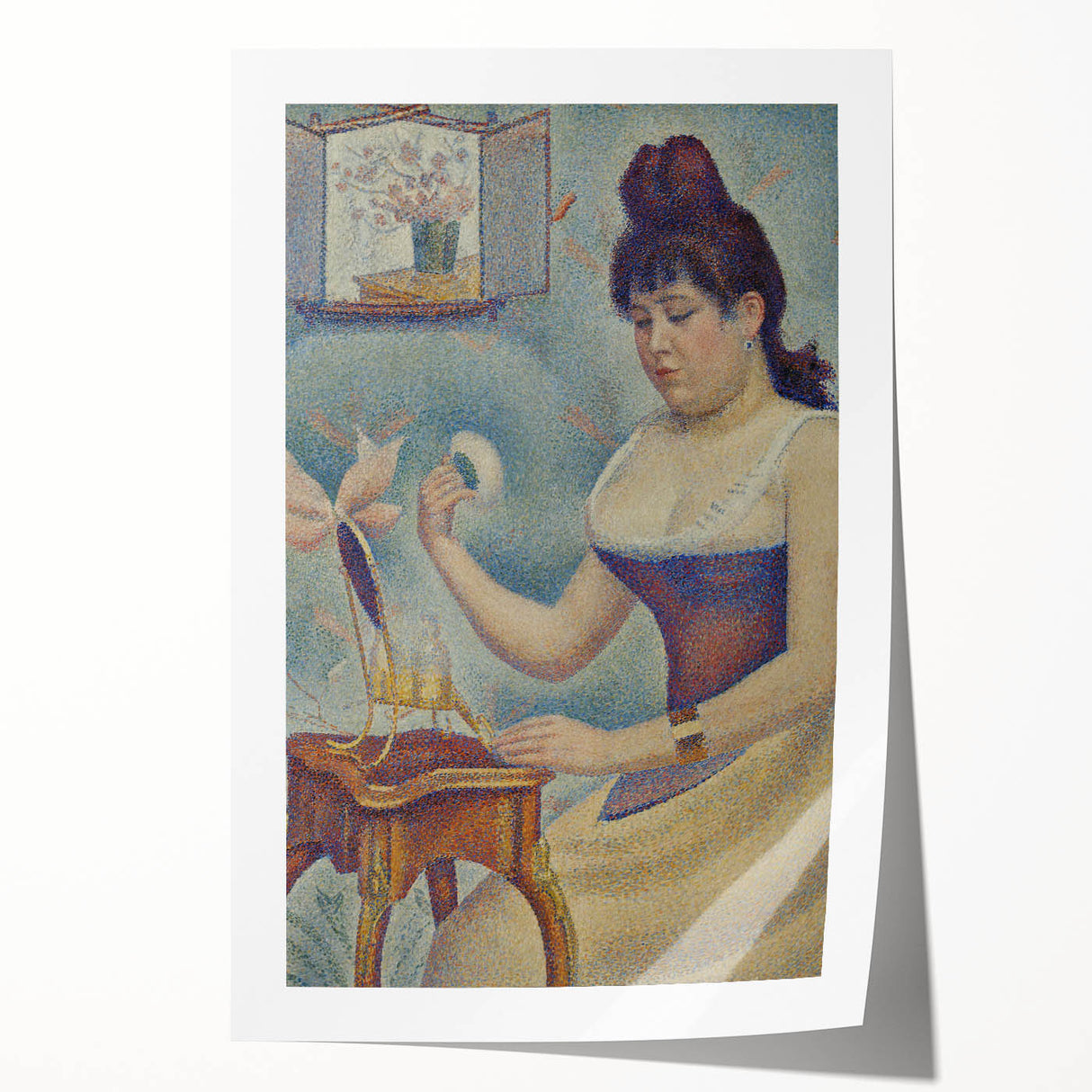 Impressionist Oil Painting – French Village Art Print