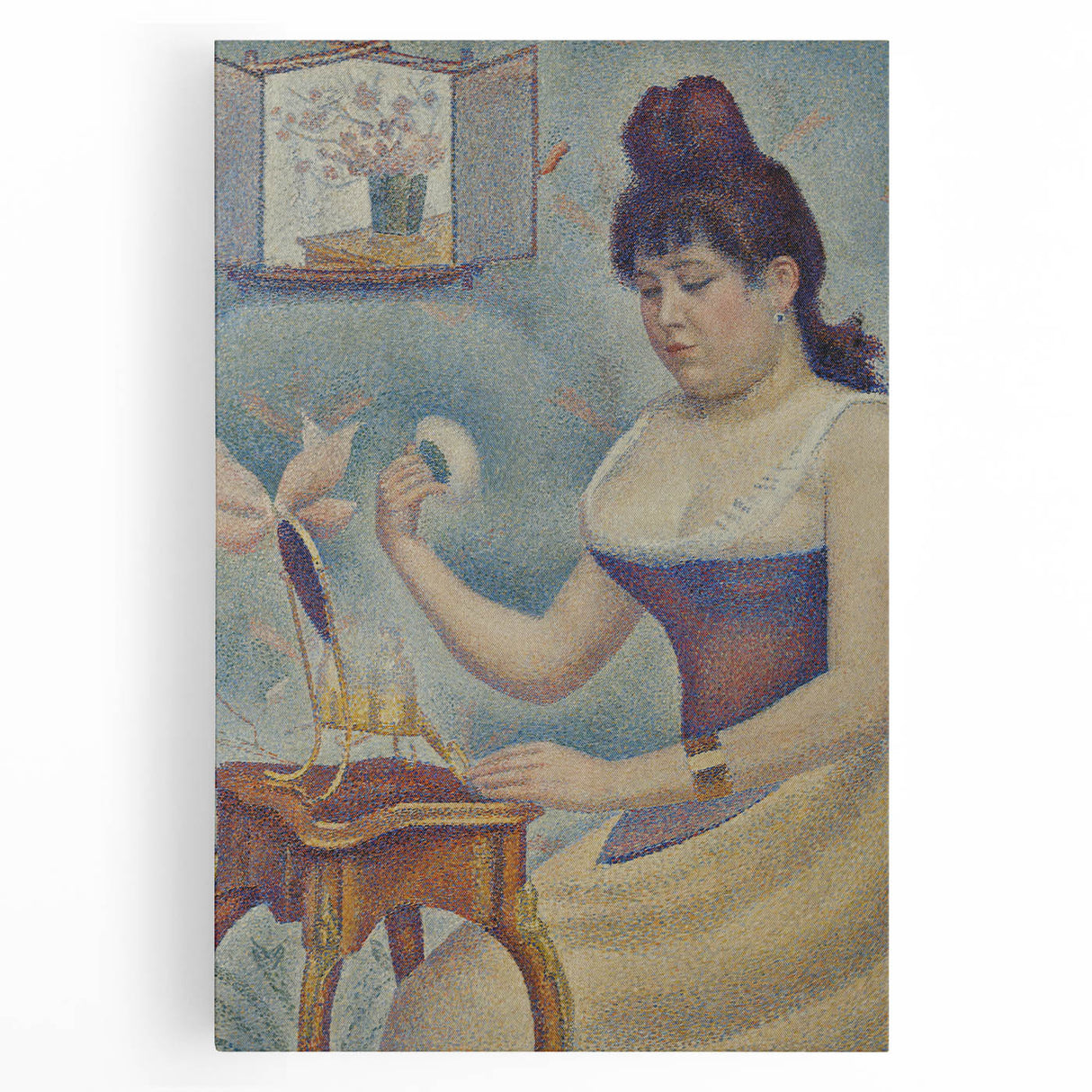 Impressionist Oil Painting – French Village Art Print