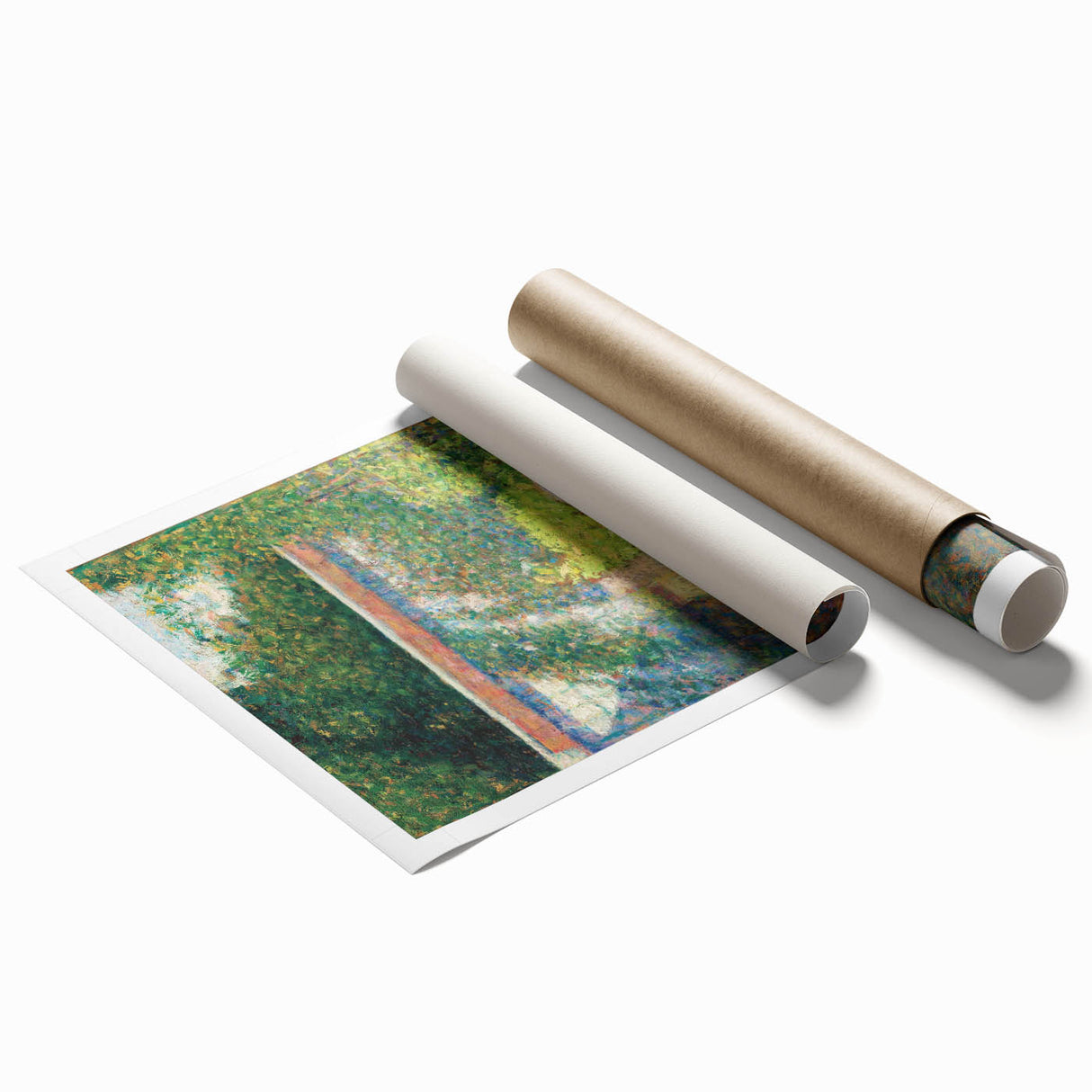 Impressionist Landscape Art – French Country Scene Print