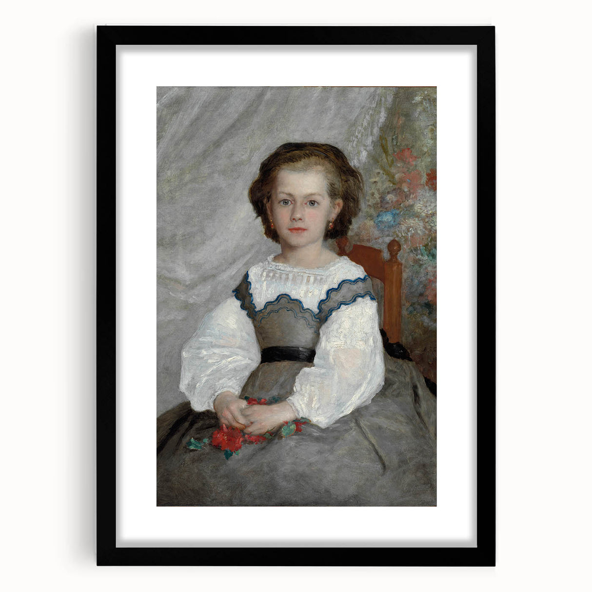 Impressionist Garden Art – French Floral Painting Print