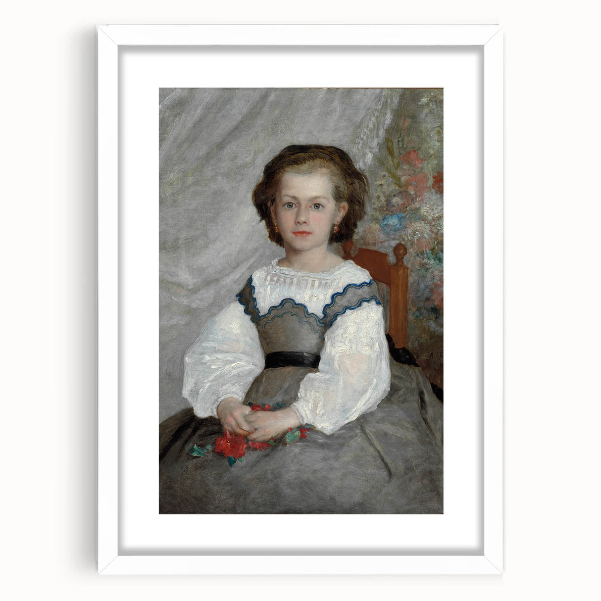 Impressionist Garden Art – French Floral Painting Print