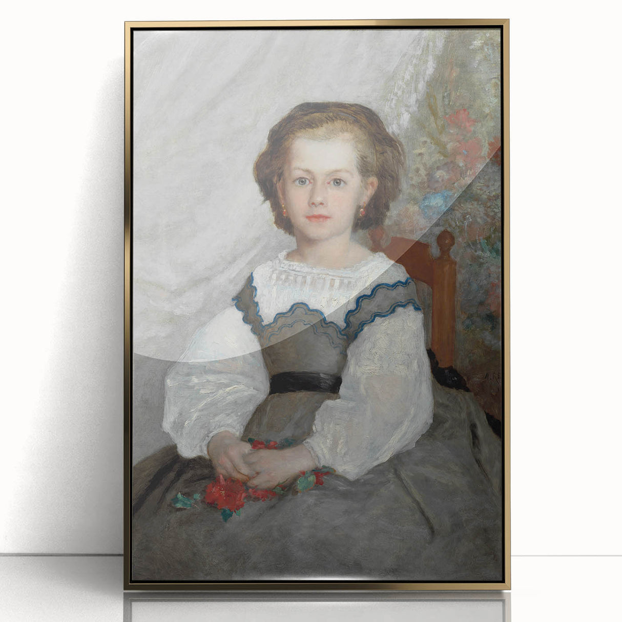 Impressionist Garden Art – French Floral Painting Print