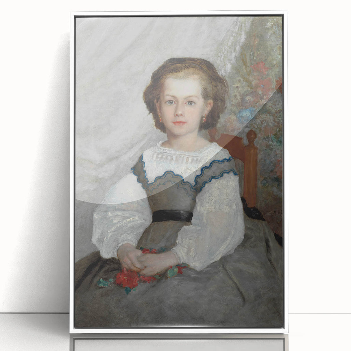 Impressionist Garden Art – French Floral Painting Print