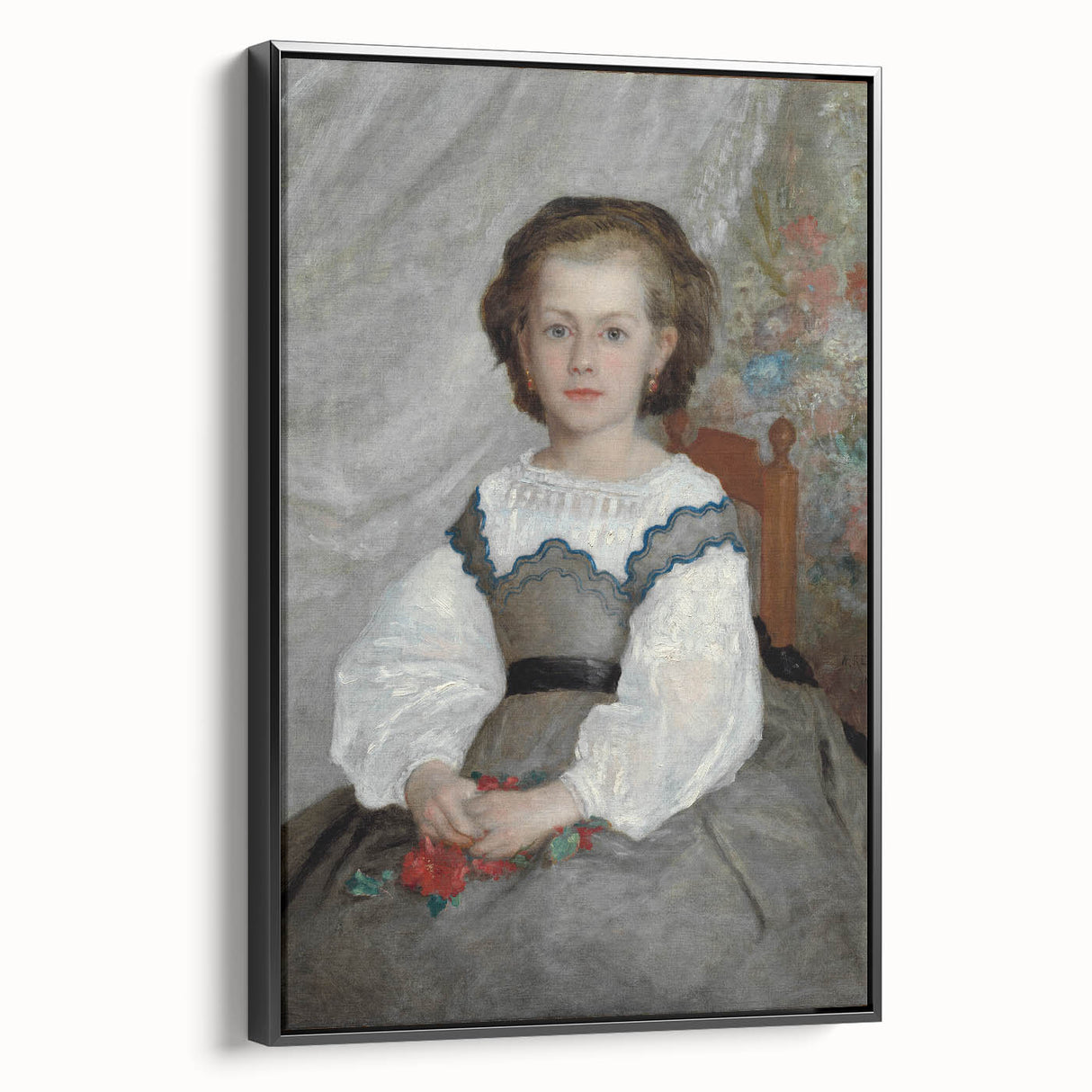 Impressionist Garden Art – French Floral Painting Print