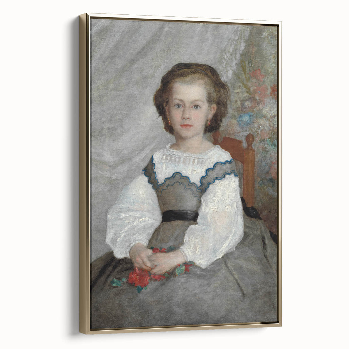 Impressionist Garden Art – French Floral Painting Print