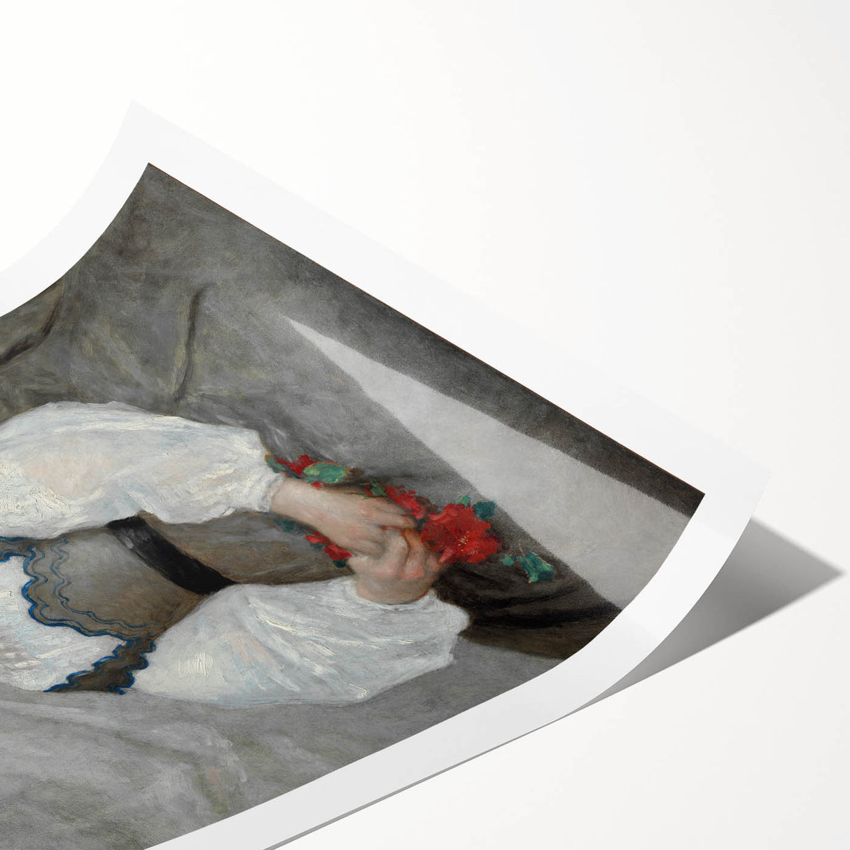 Impressionist Garden Art – French Floral Painting Print