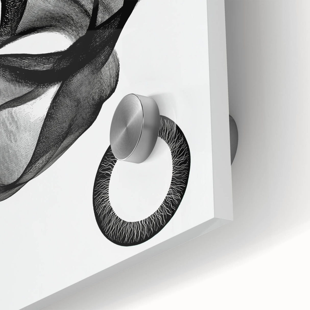 Modern Monochrome Bedroom Wall Art – Black and White Canvas