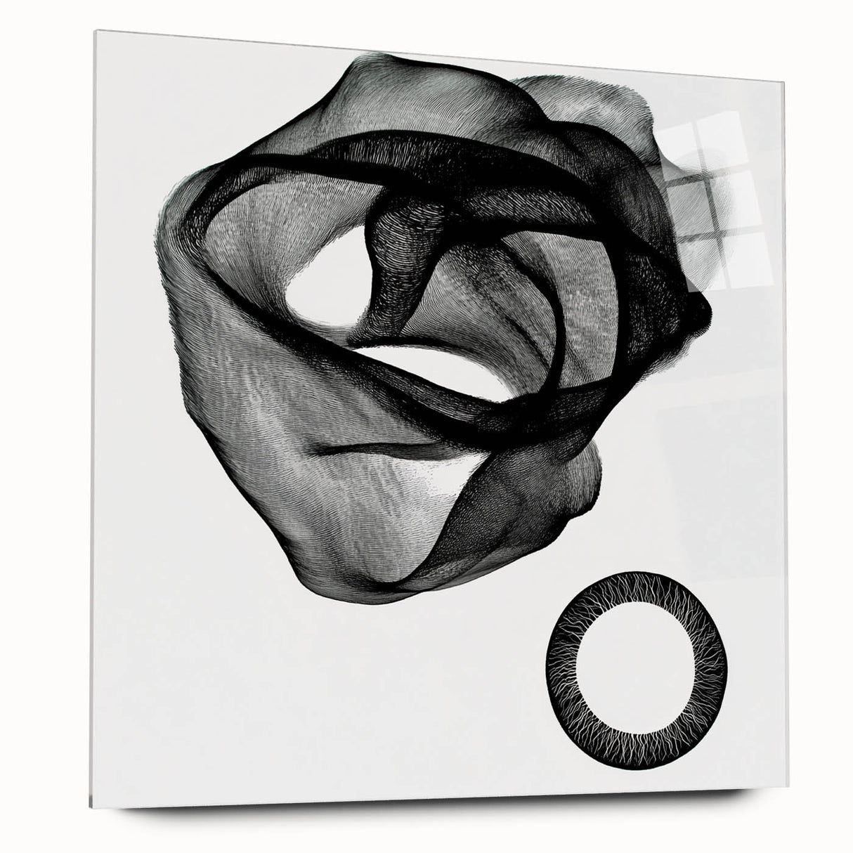 Modern Monochrome Bedroom Wall Art – Black and White Canvas