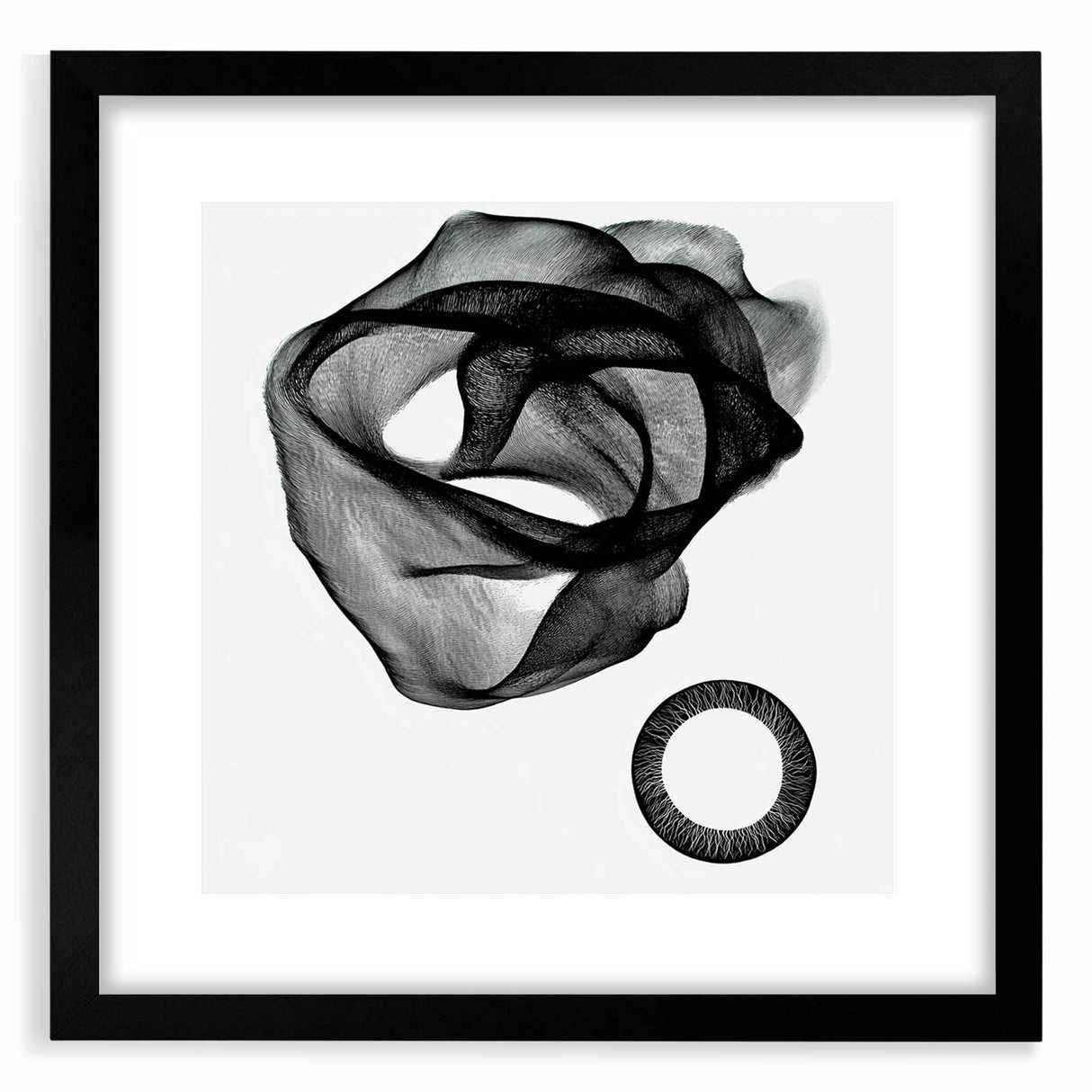 Modern Monochrome Bedroom Wall Art – Black and White Canvas